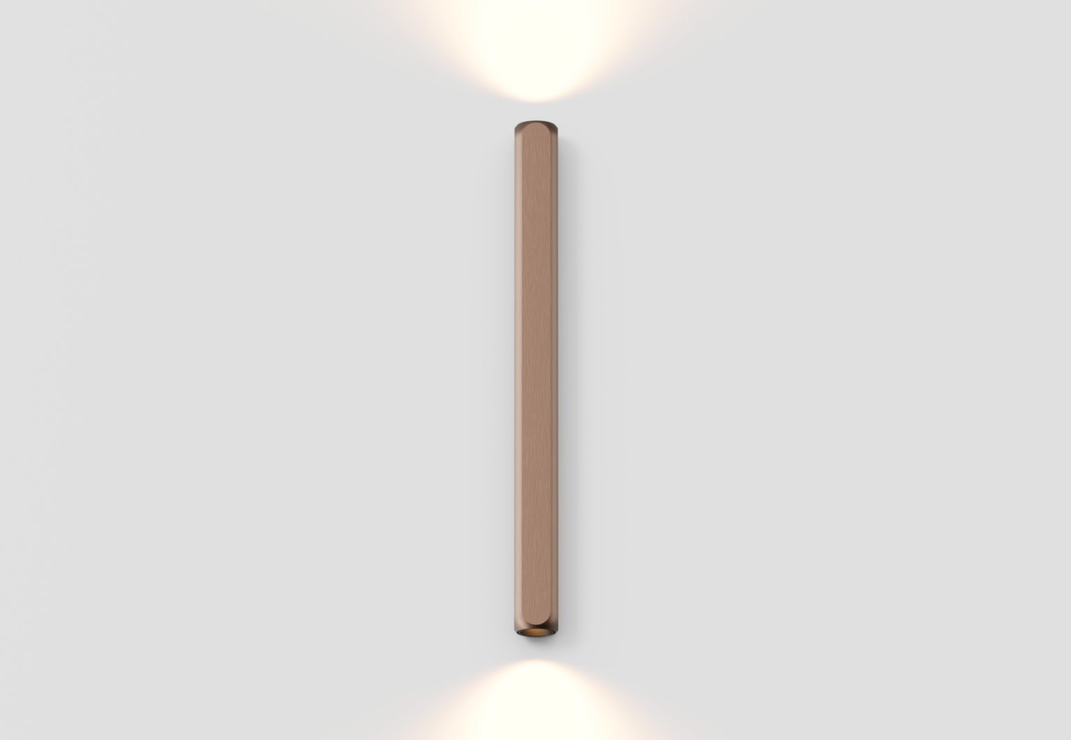 Box Tube 30cm Brushed Bronze