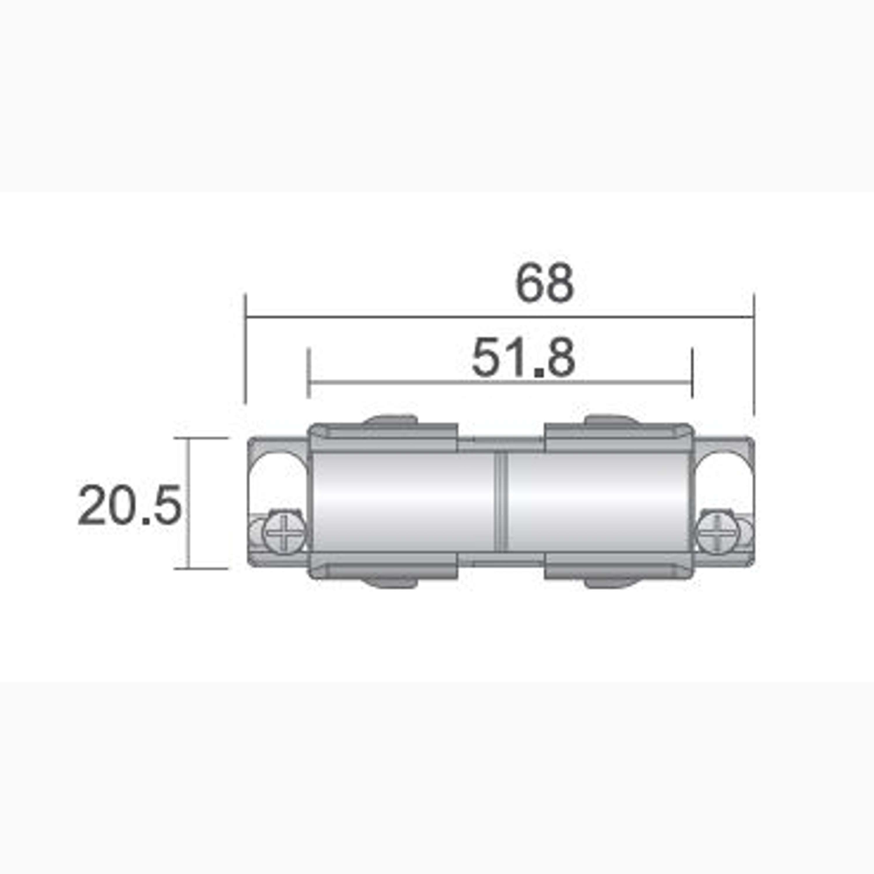 A-Track 3-Phase Connector Black