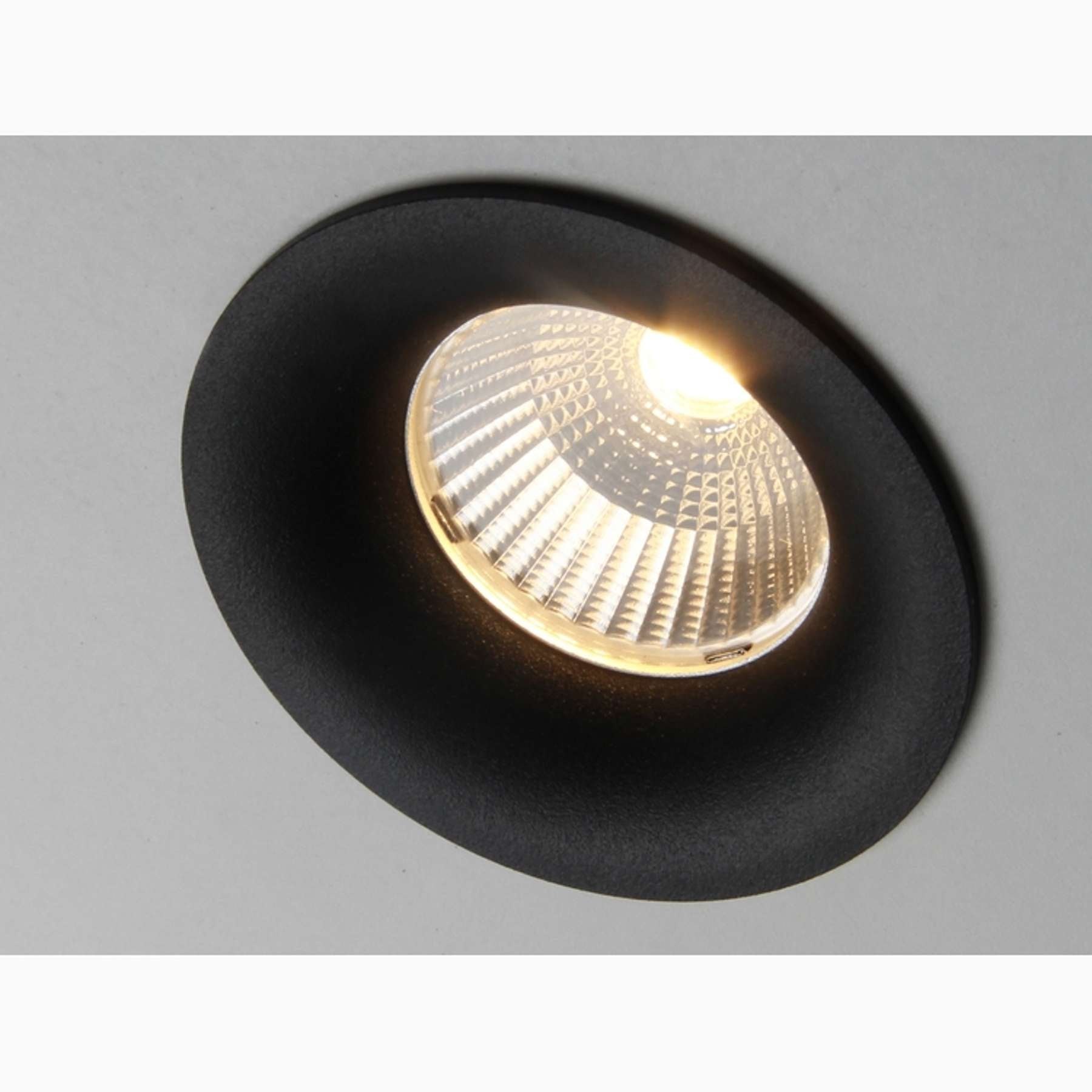 Clickfit Smooth Medium Inbouwspot Zwart