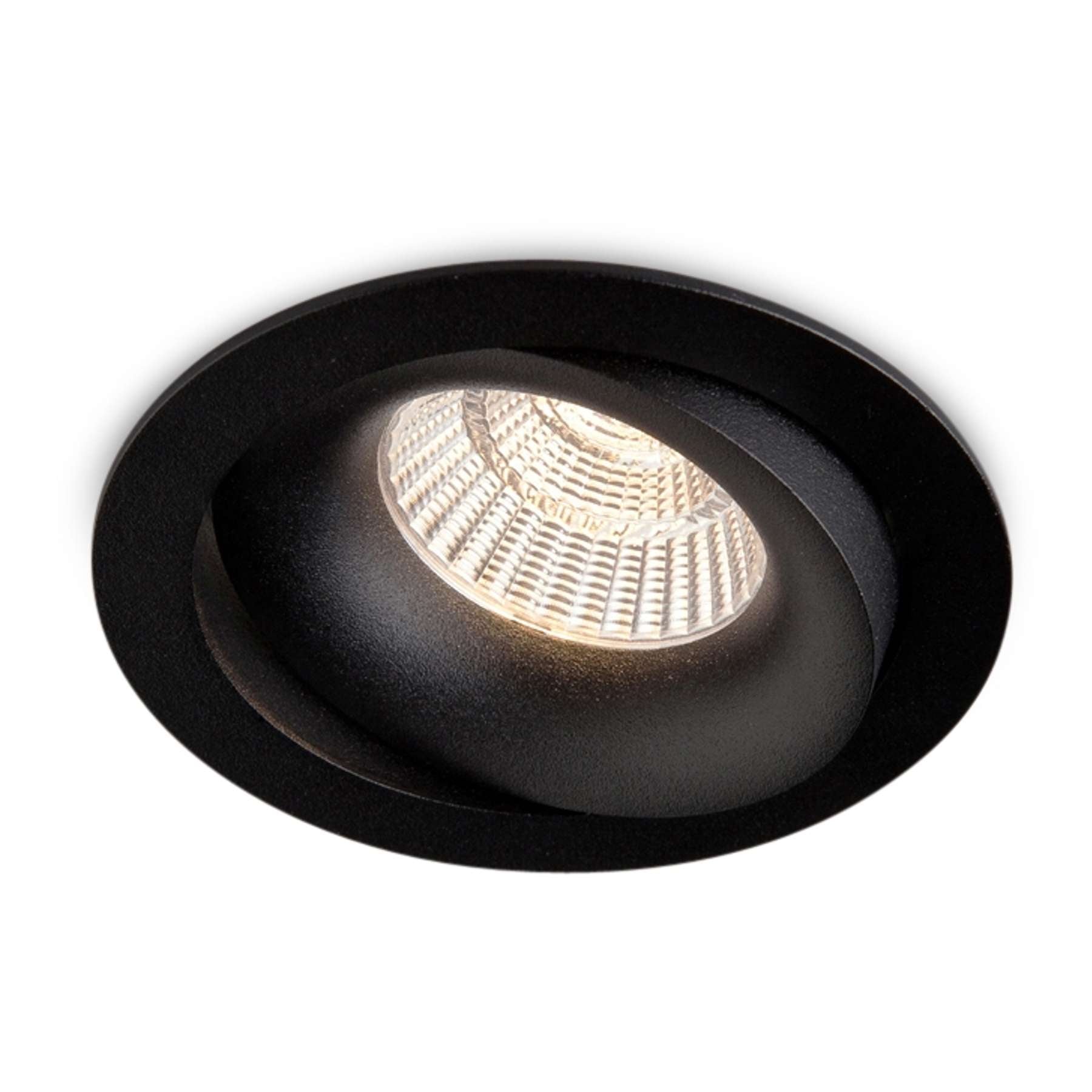 Clickfit Smooth Richtbare inbouwspot Zwart