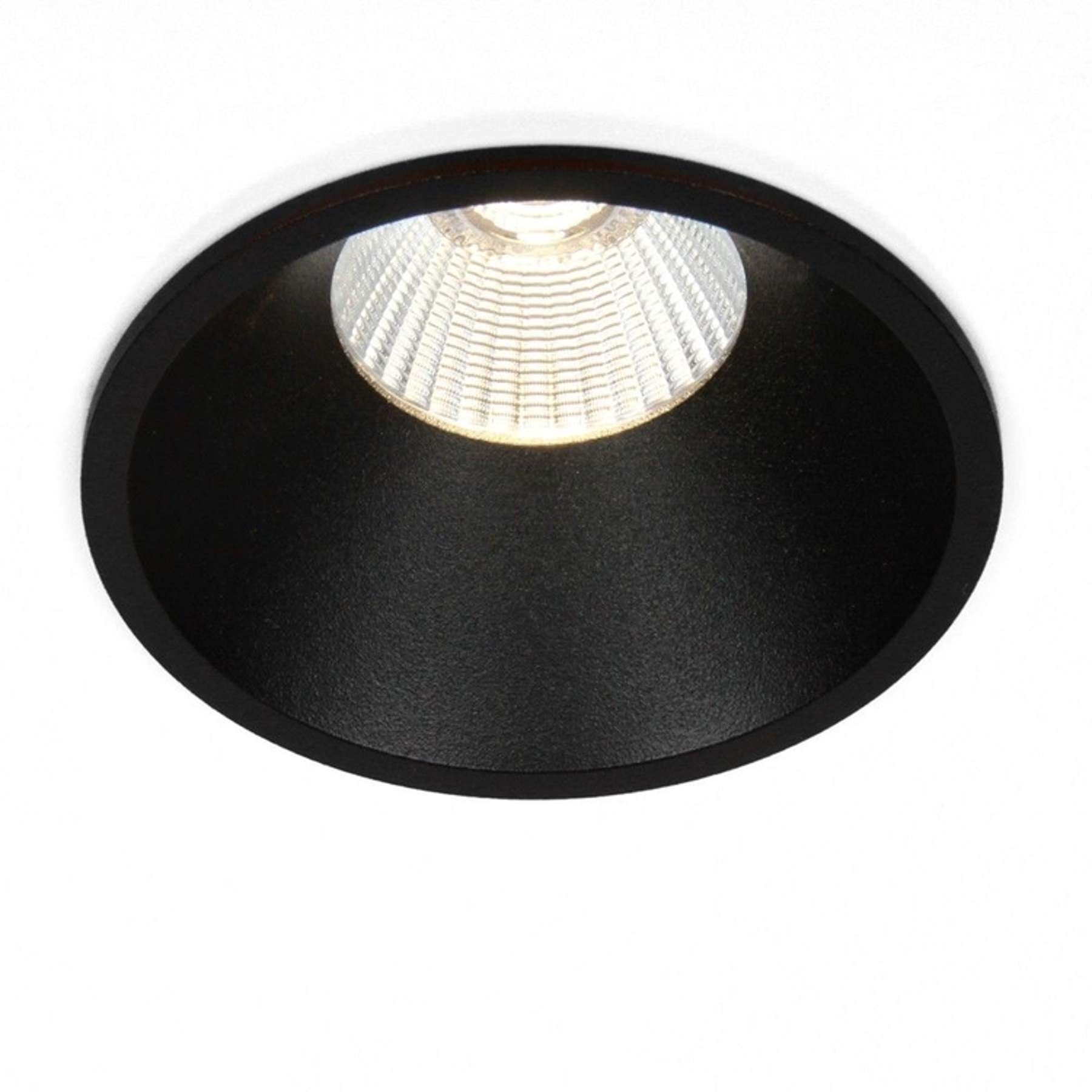 Clickfit Deep Inbouwspot Zwart