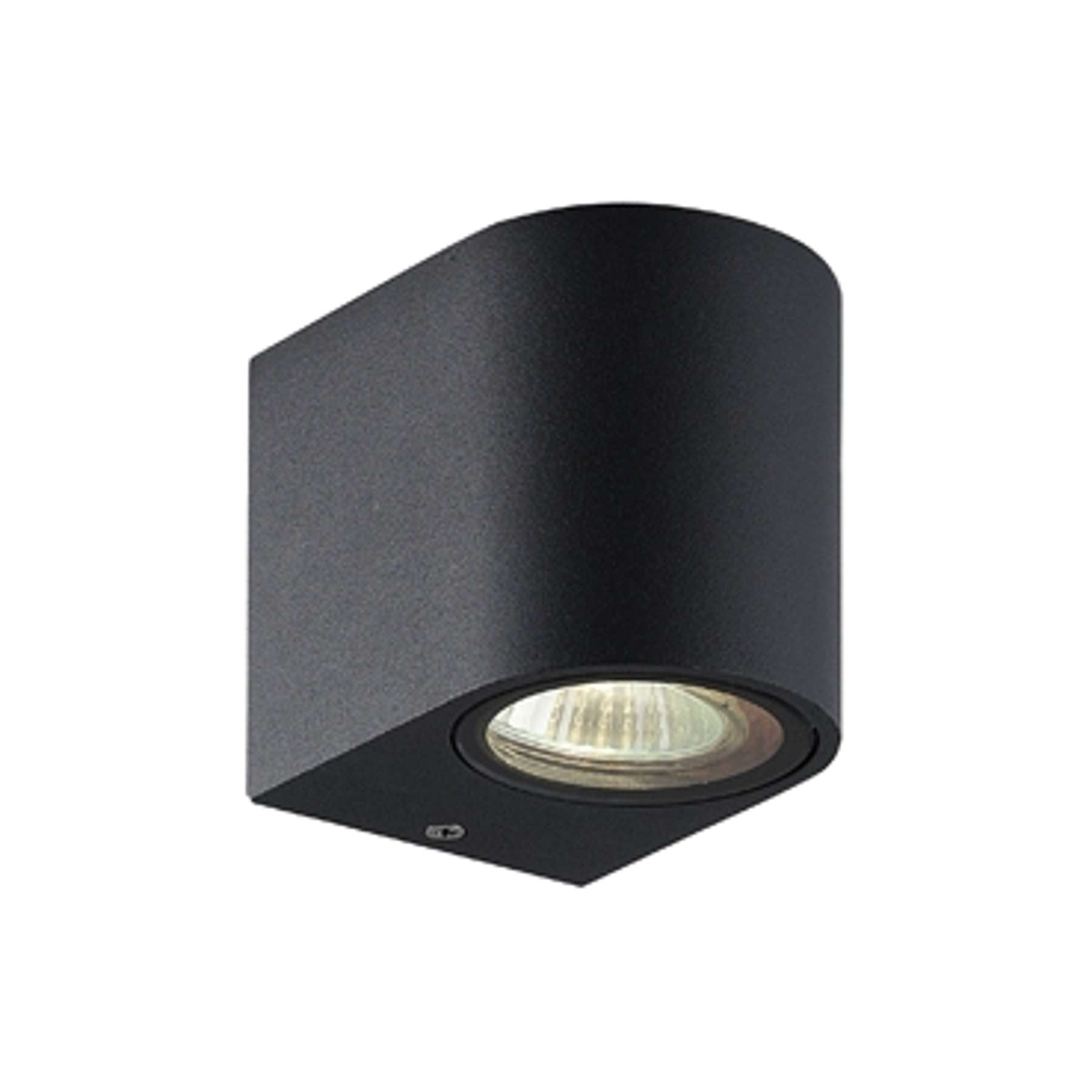 Cube R Down Wall light Black