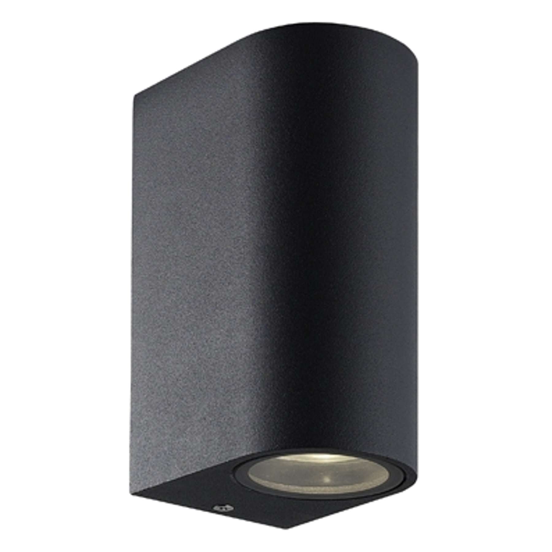 Cube R Up & Down Wandlamp Zwart
