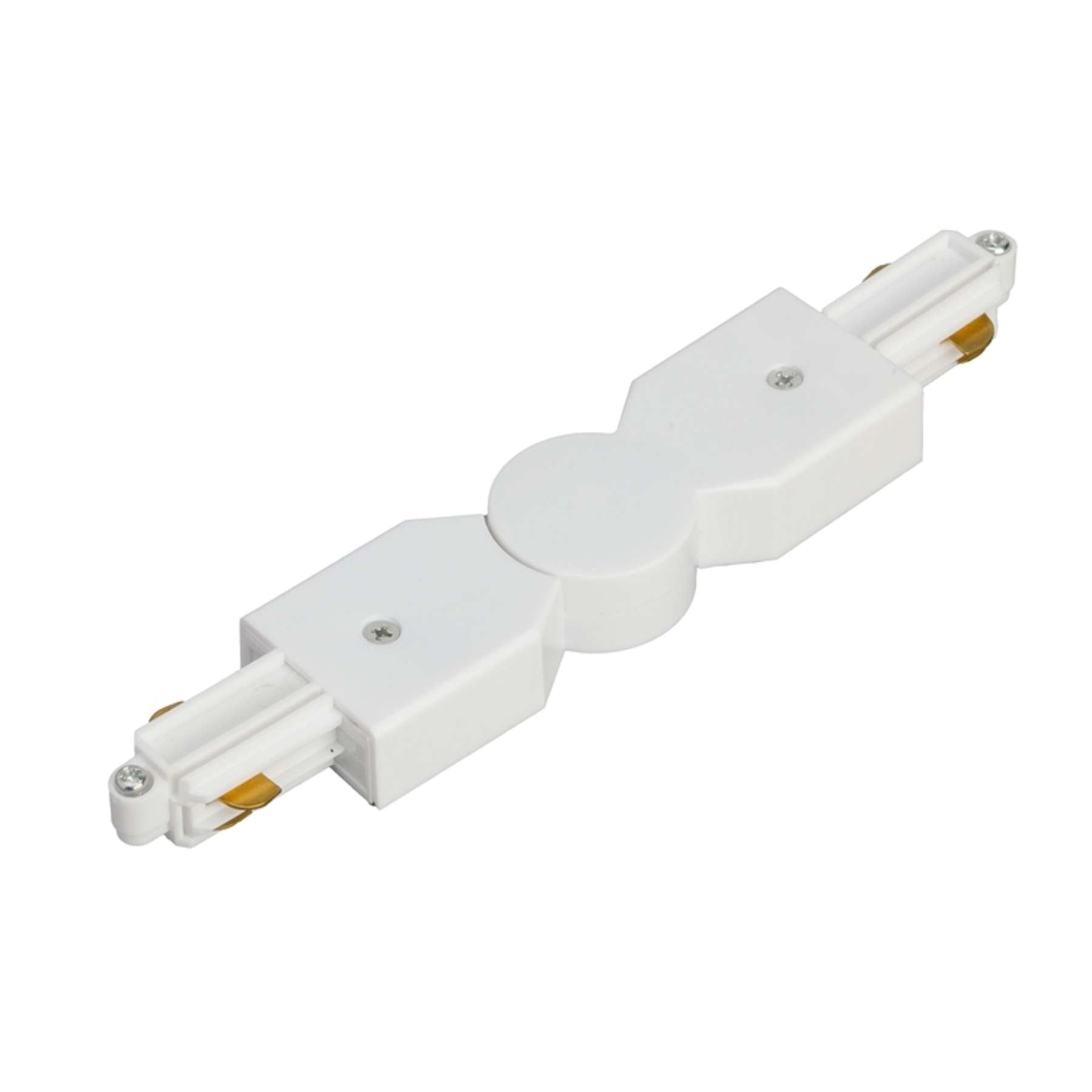 A-Track 1-Phase Adjustable angle Connector White