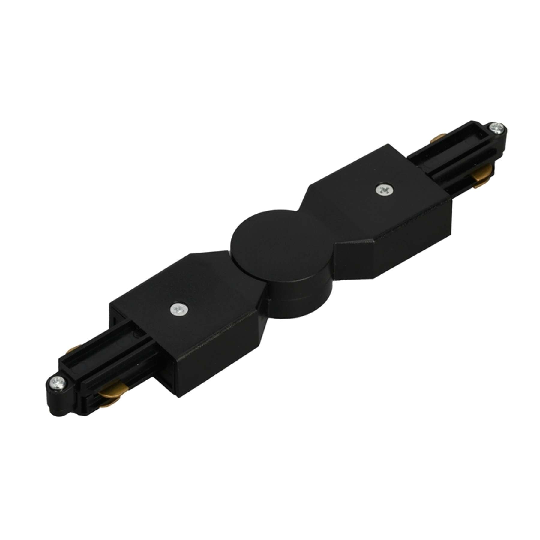 A-Track 1-Phase Adjustable angle Connector Black