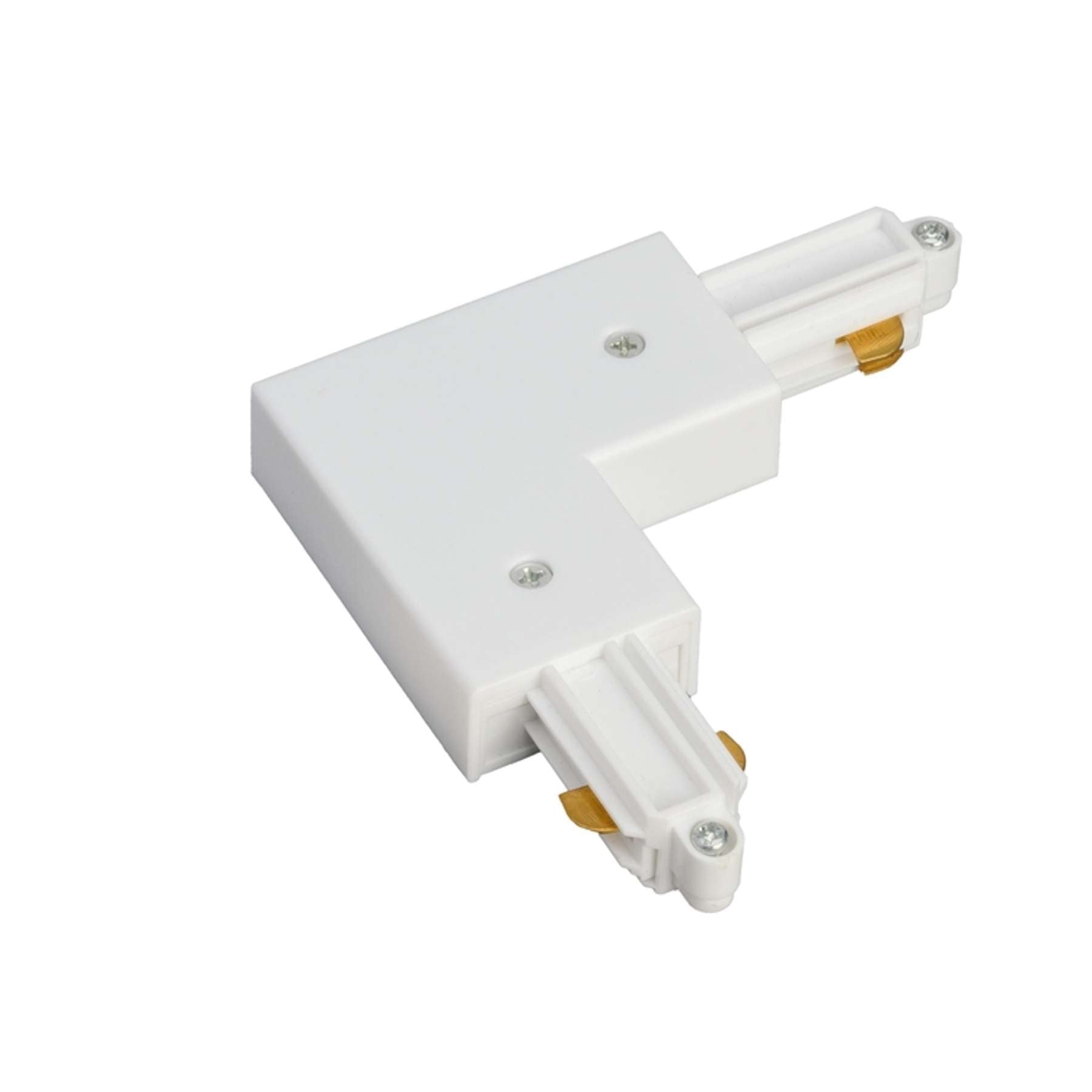 A-Track 1-Phase in/out earth L-Connector White