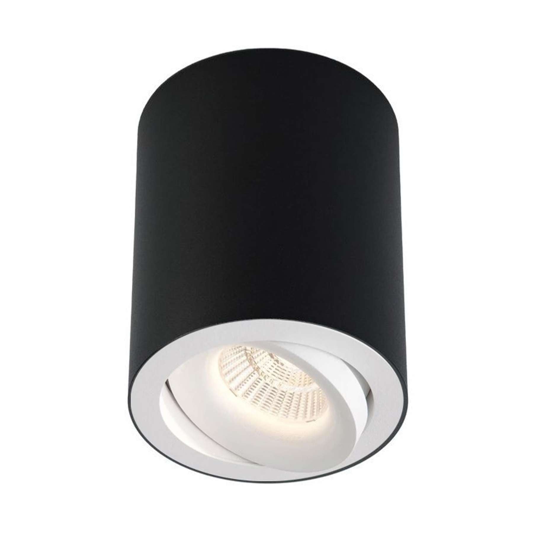 Clickfit Smooth Adjustable Surface mounted downlight Black/White