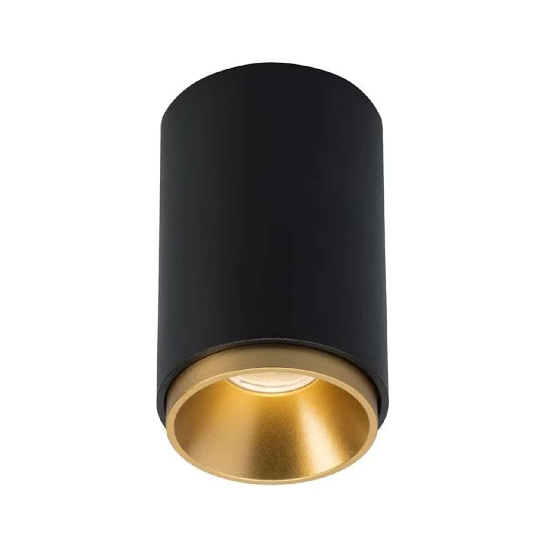 Clickfit Cave Medium Surface mounted downlight Black/Gold