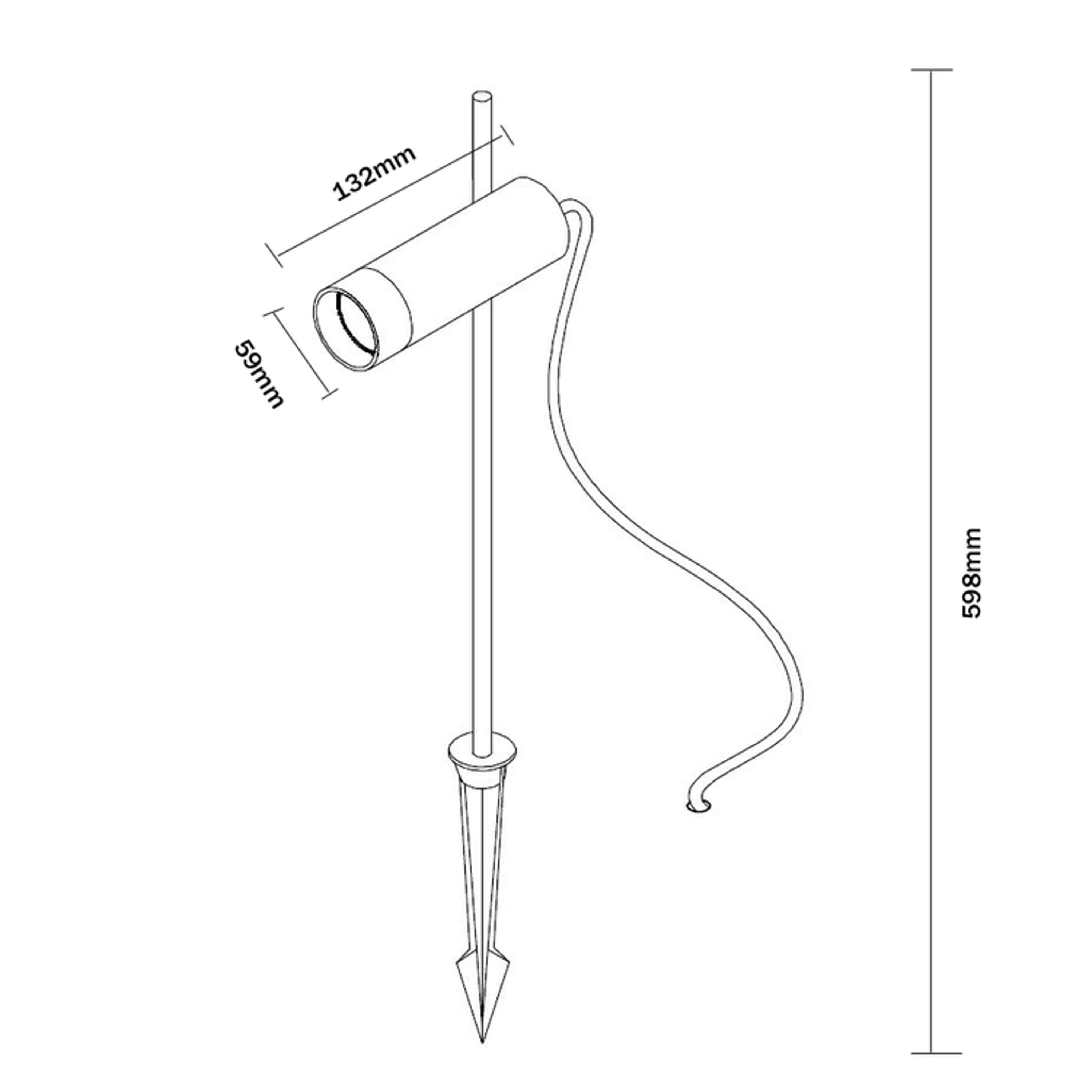 Artemis Medium Prikspot Zwart