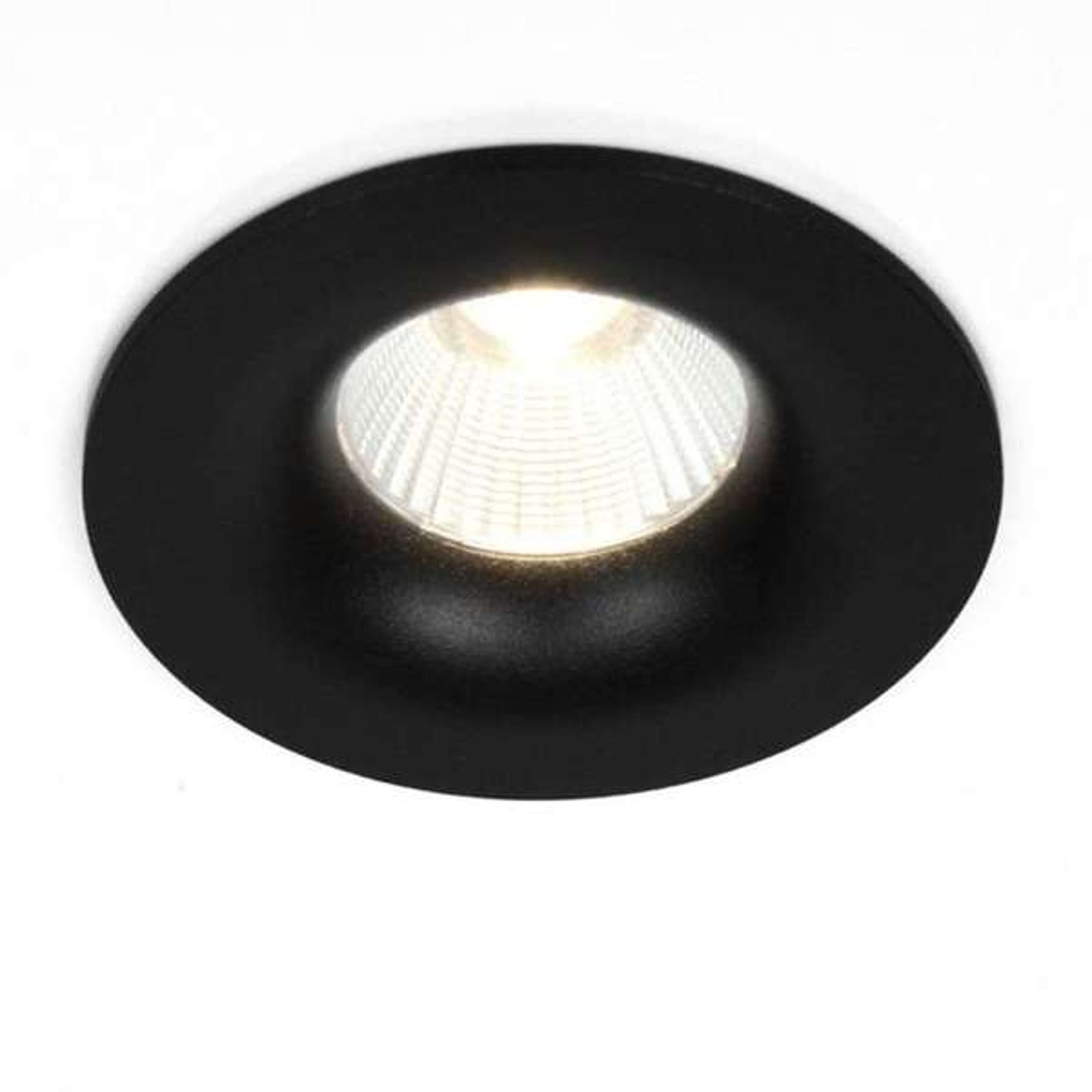 Clickfit Smooth IP54 Surface mounted downlight White/Black