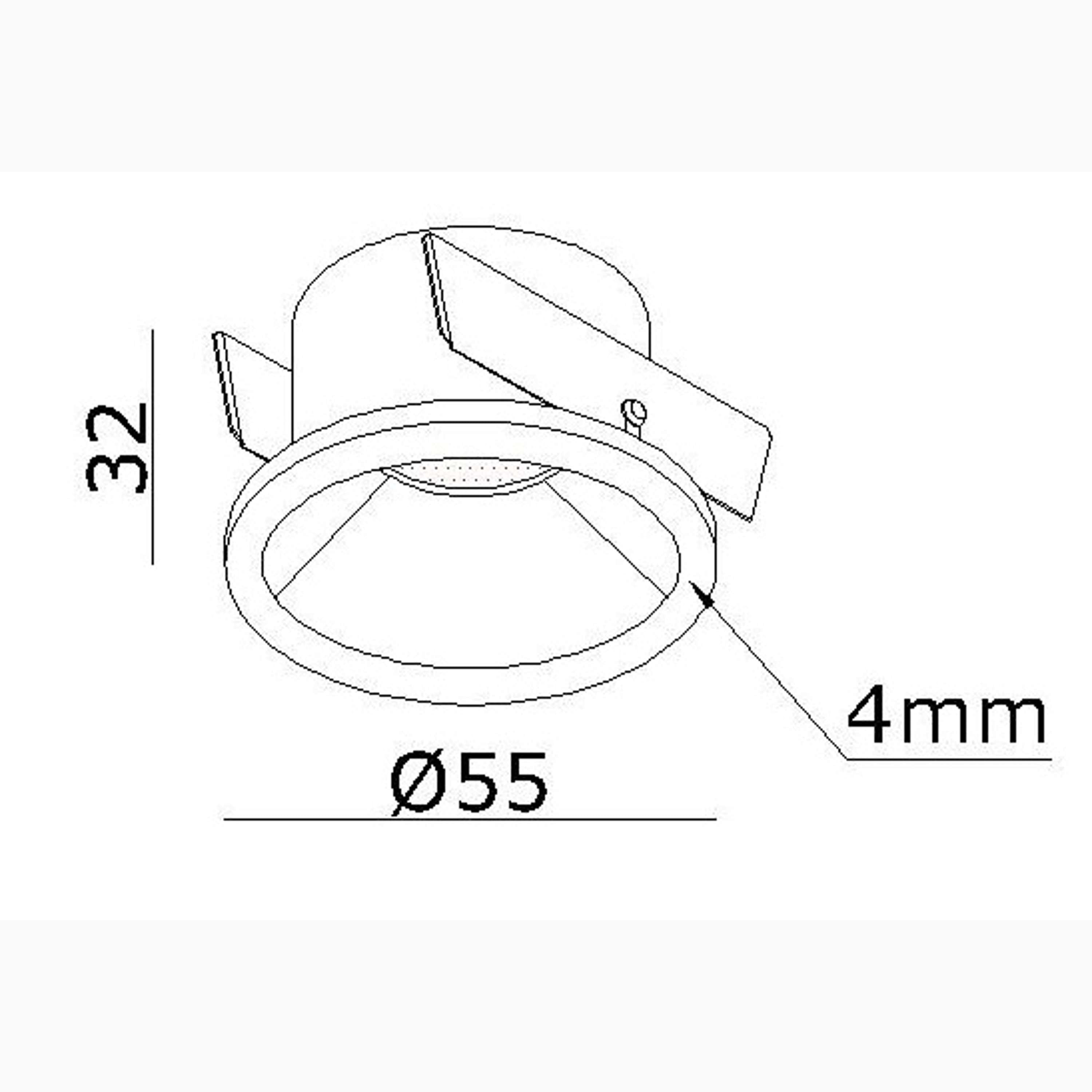 Clickfit Deep Small Recessed light White