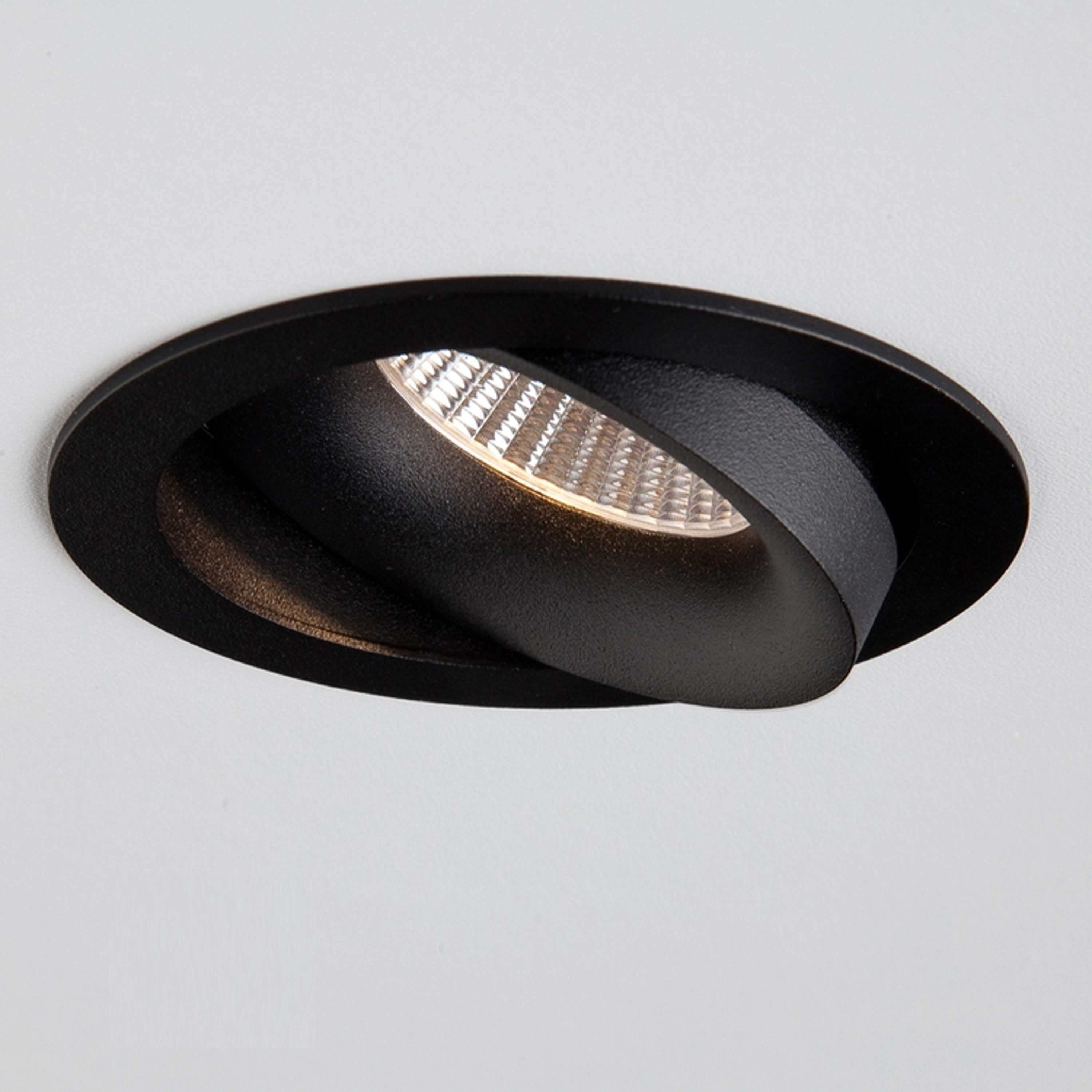 Clickfit Smooth Richtbare inbouwspot Zwart