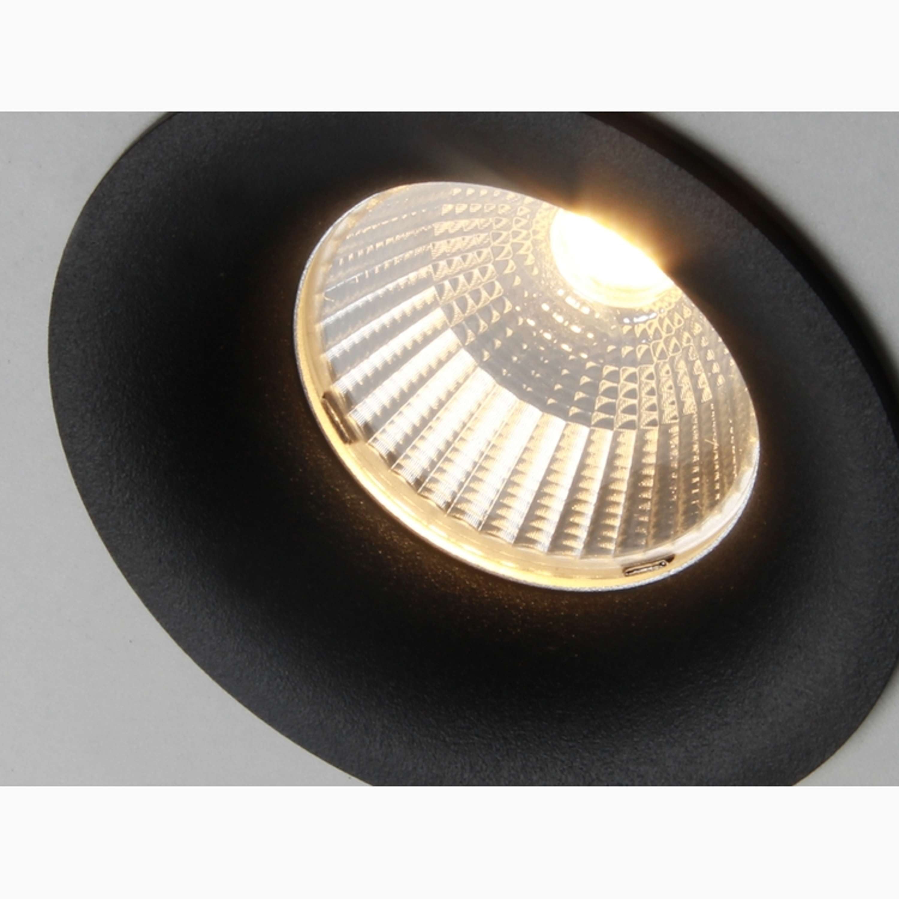 Clickfit Smooth Medium IP54 Inbouwspot Zwart