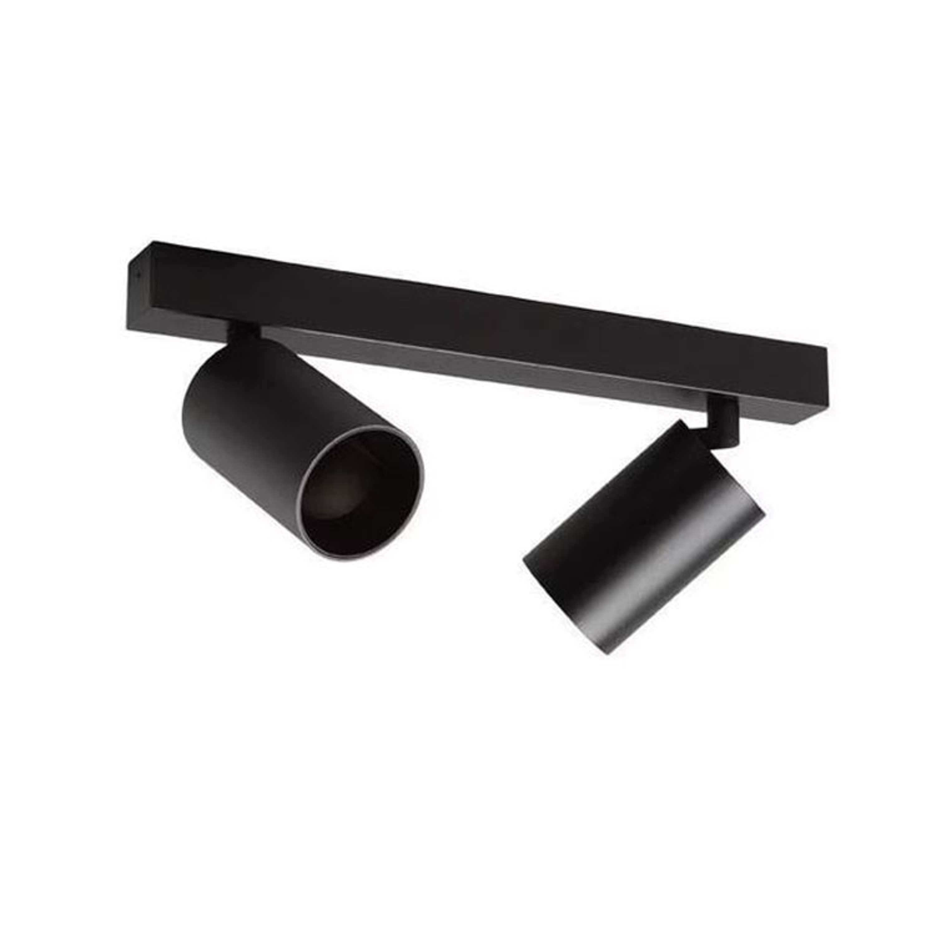 Connor 2 Plafondspot Zwart