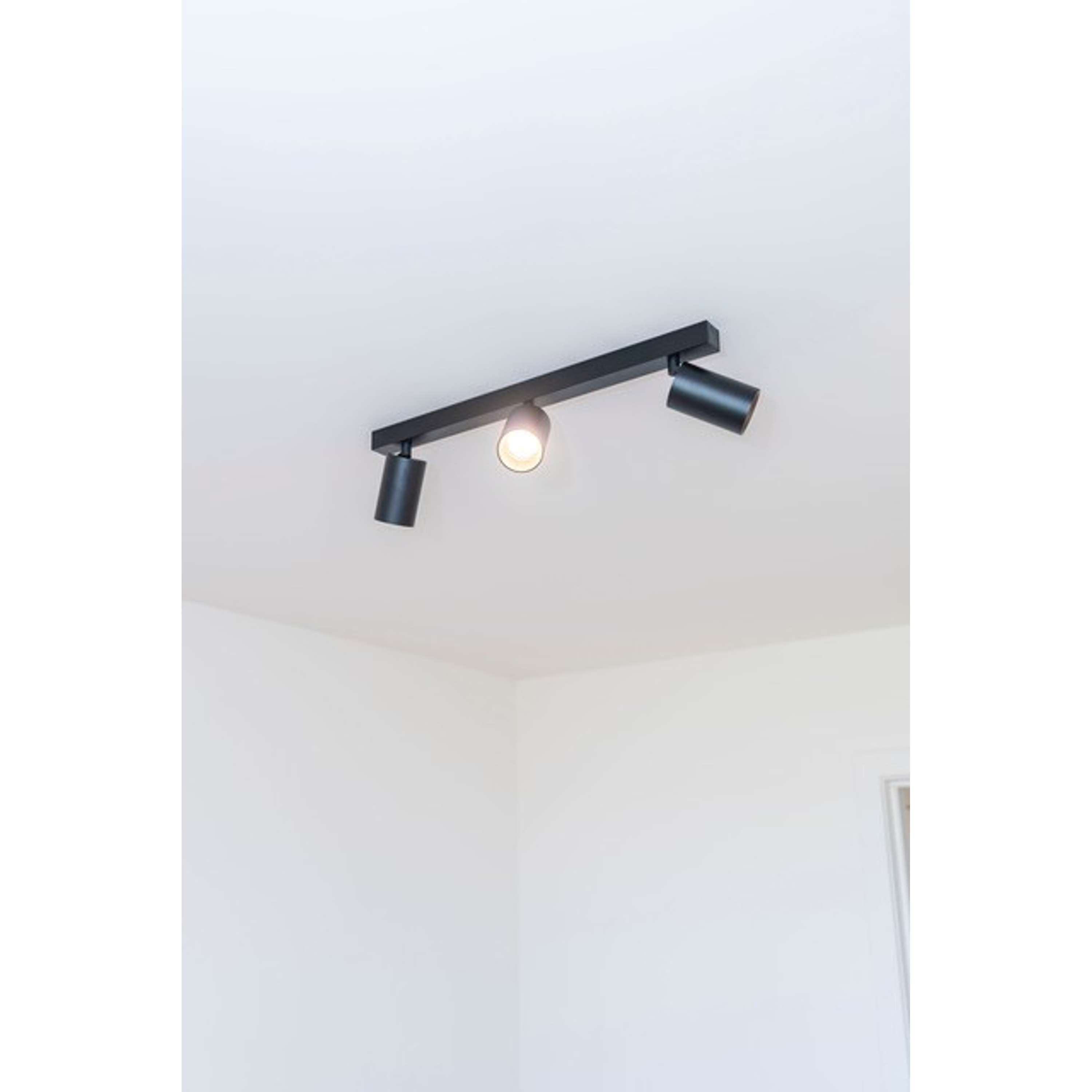Connor 3 Plafondspot Zwart