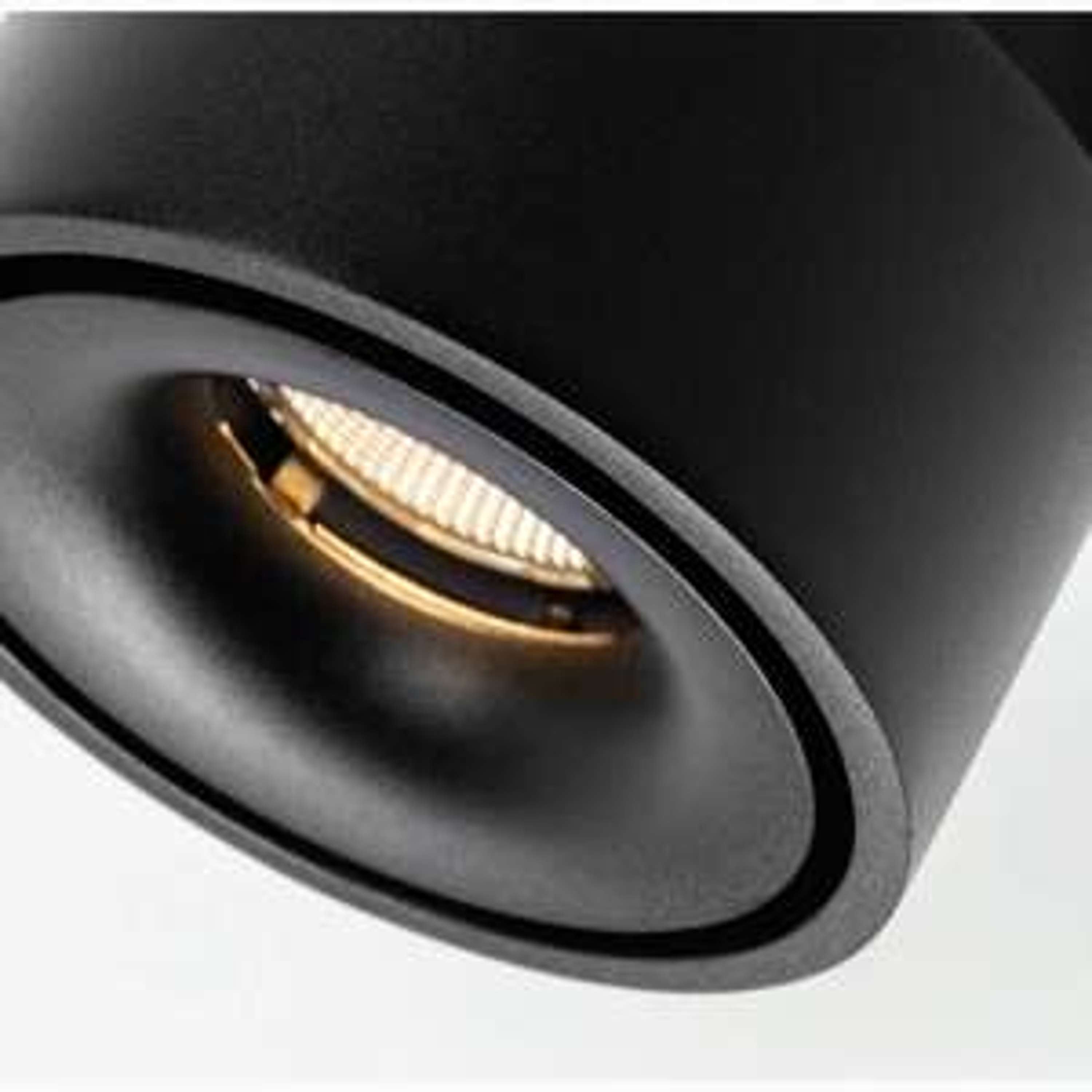 Nimis 1 Ceiling spotlight Black