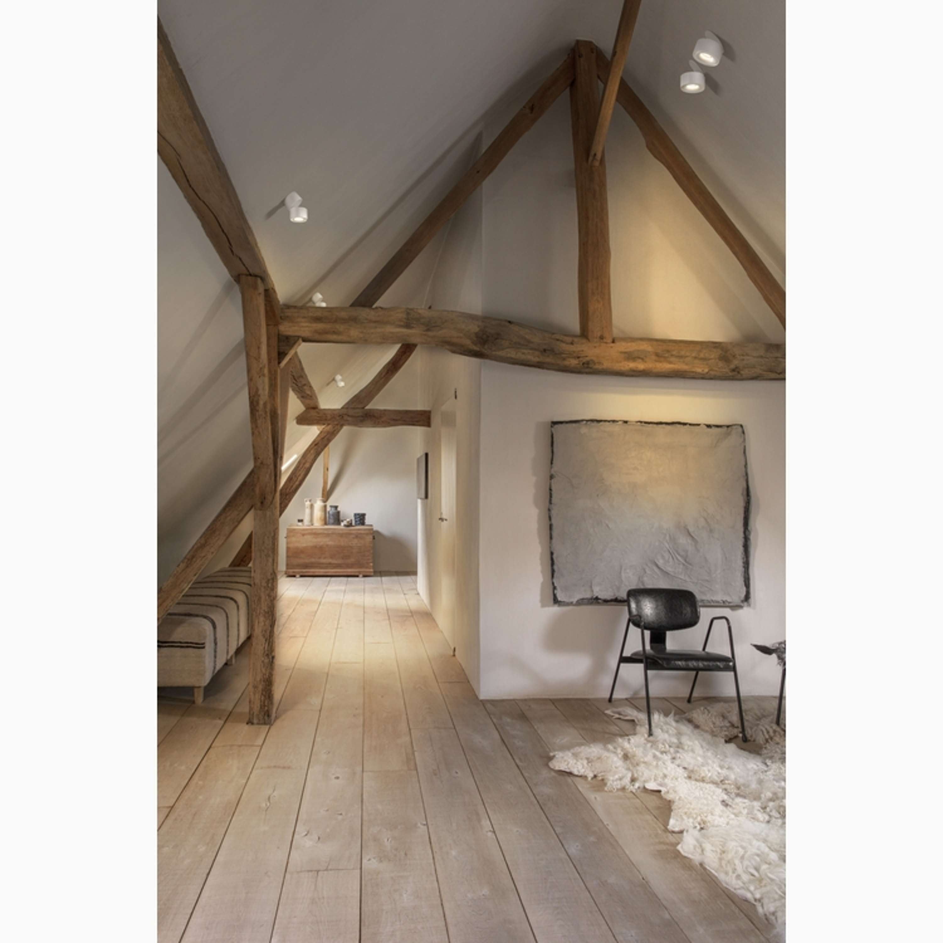 Nimis 1 Inbouw Plafondspot Extra warm wit Zwart