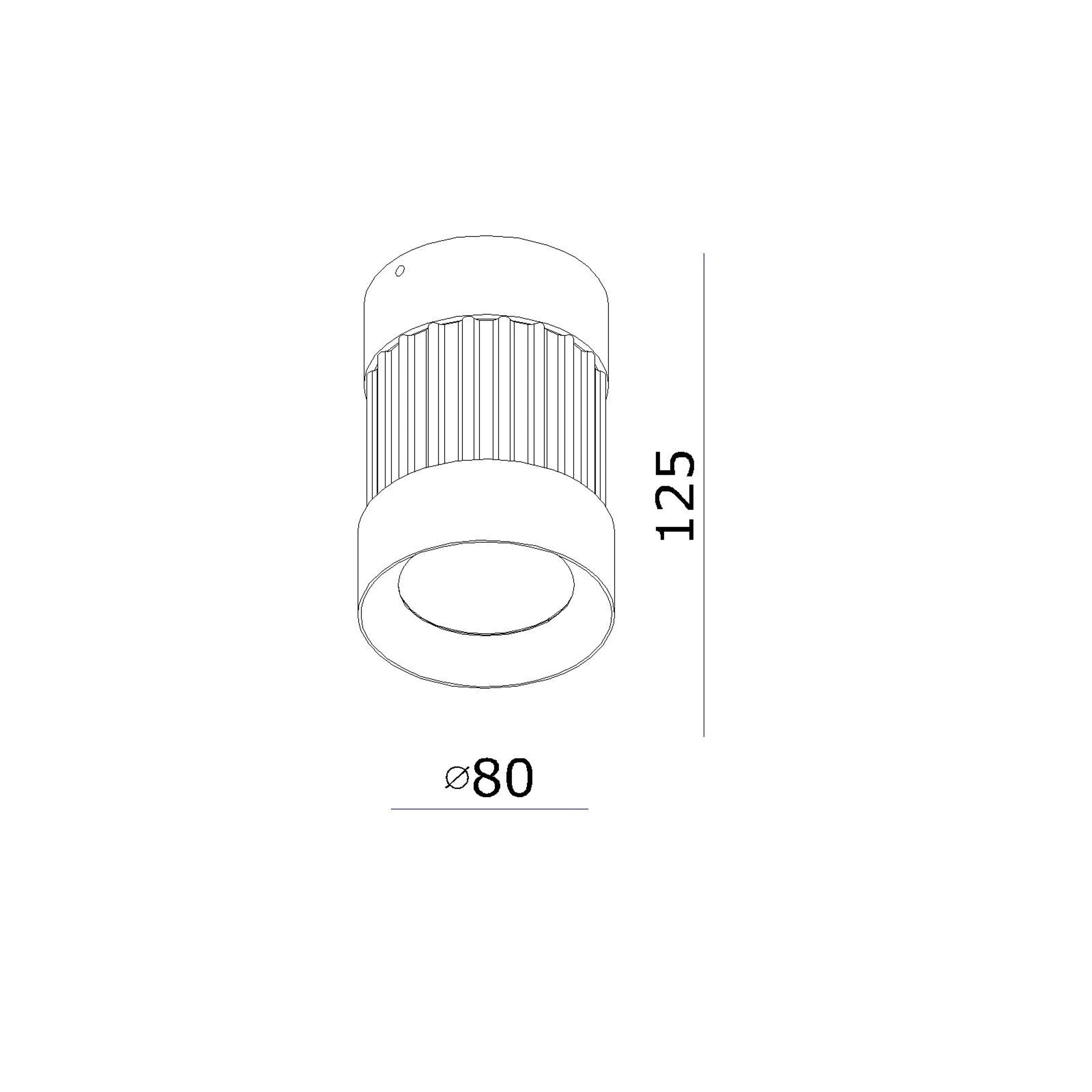 Pilar Medium 120 Surface mounted downlight