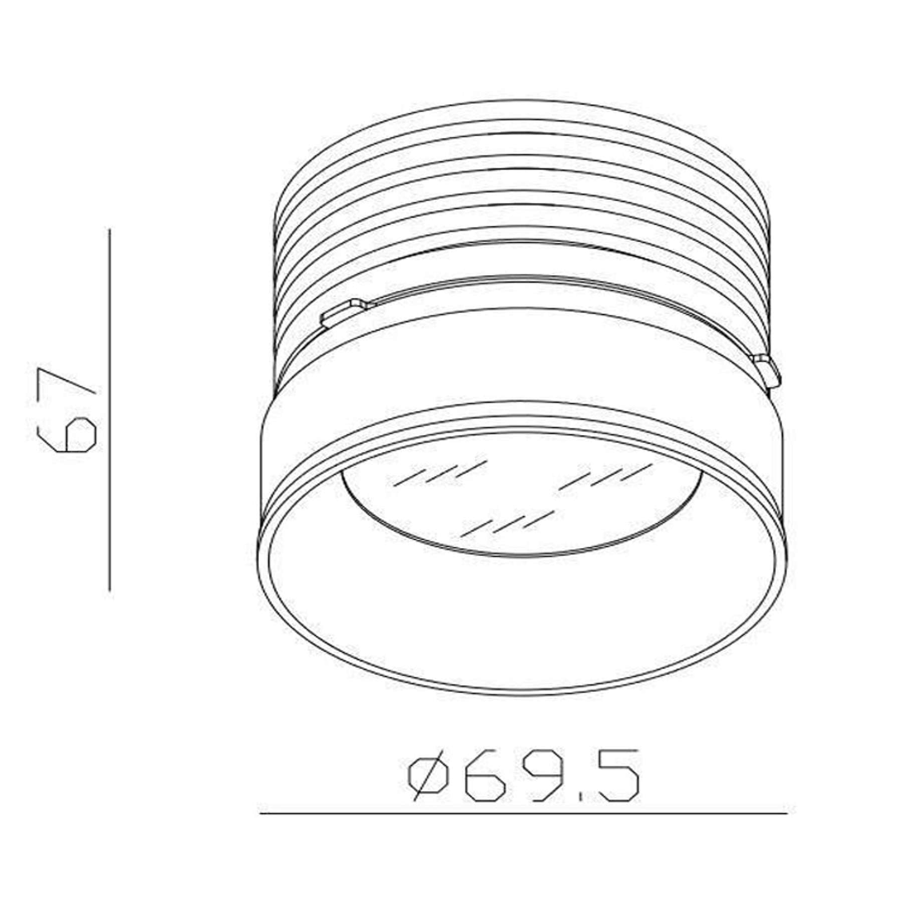 Sleekfit Spot Recessed light White Extra warm white