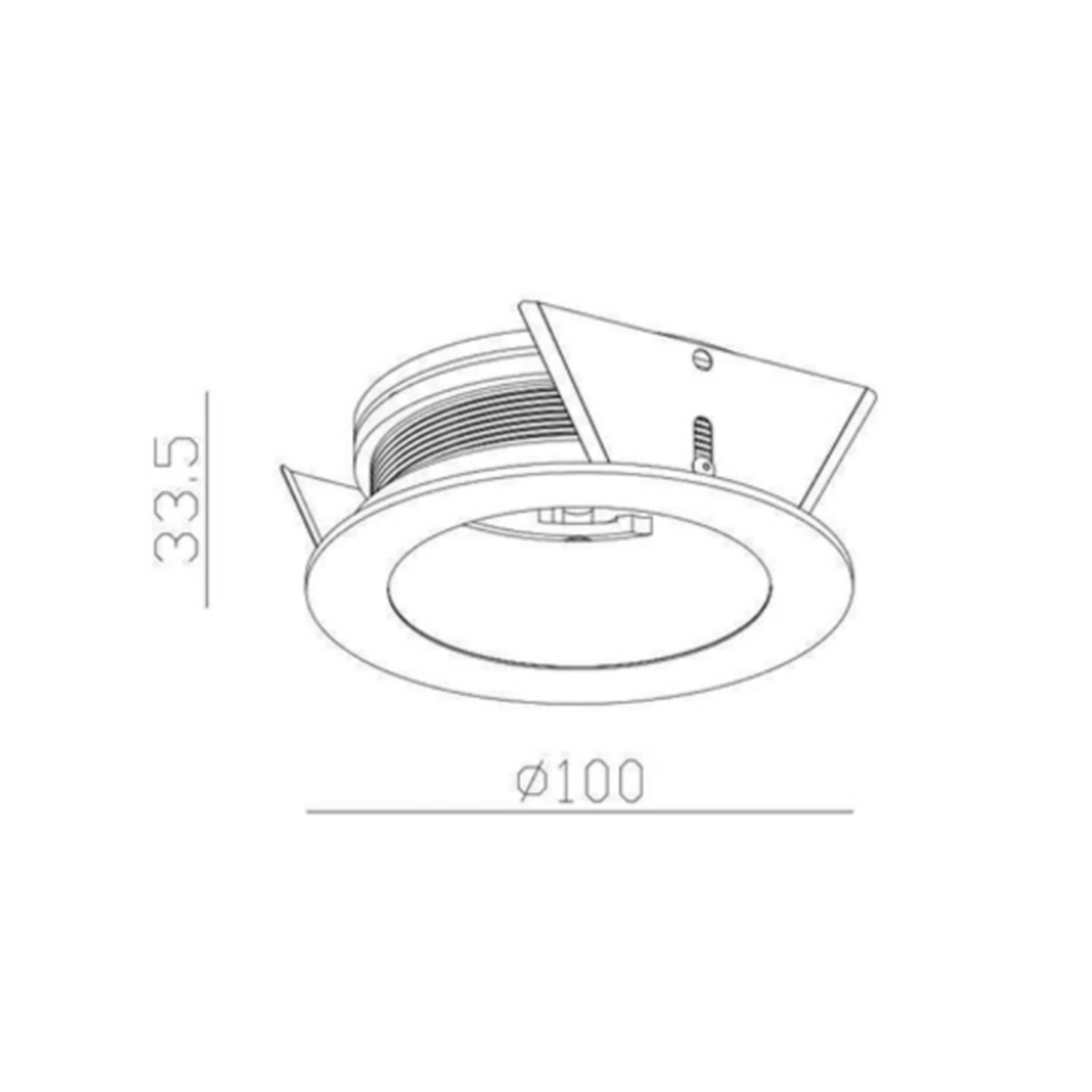 Sleekfit Rim Mounting kit White