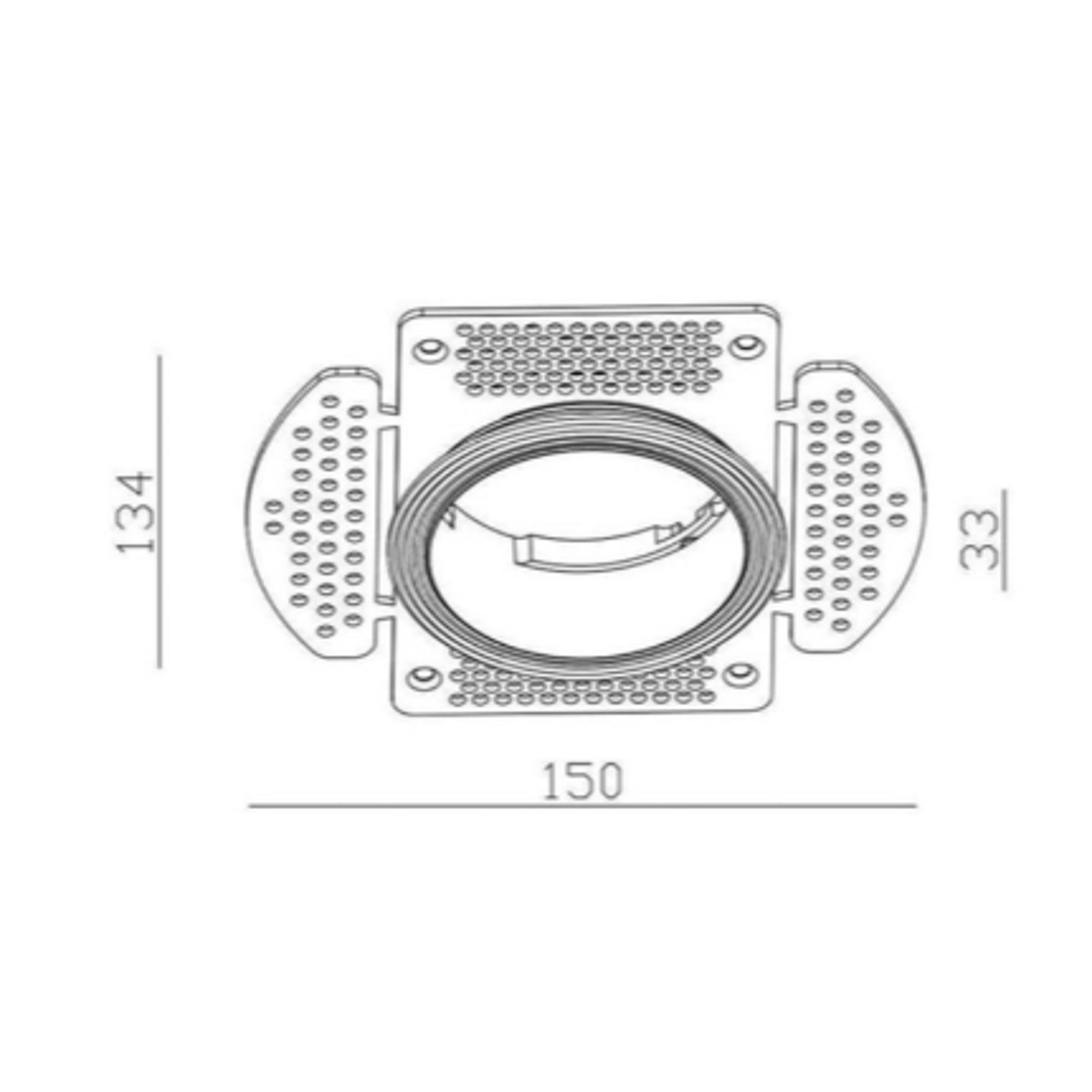 Sleekfit Trimless Mounting kit