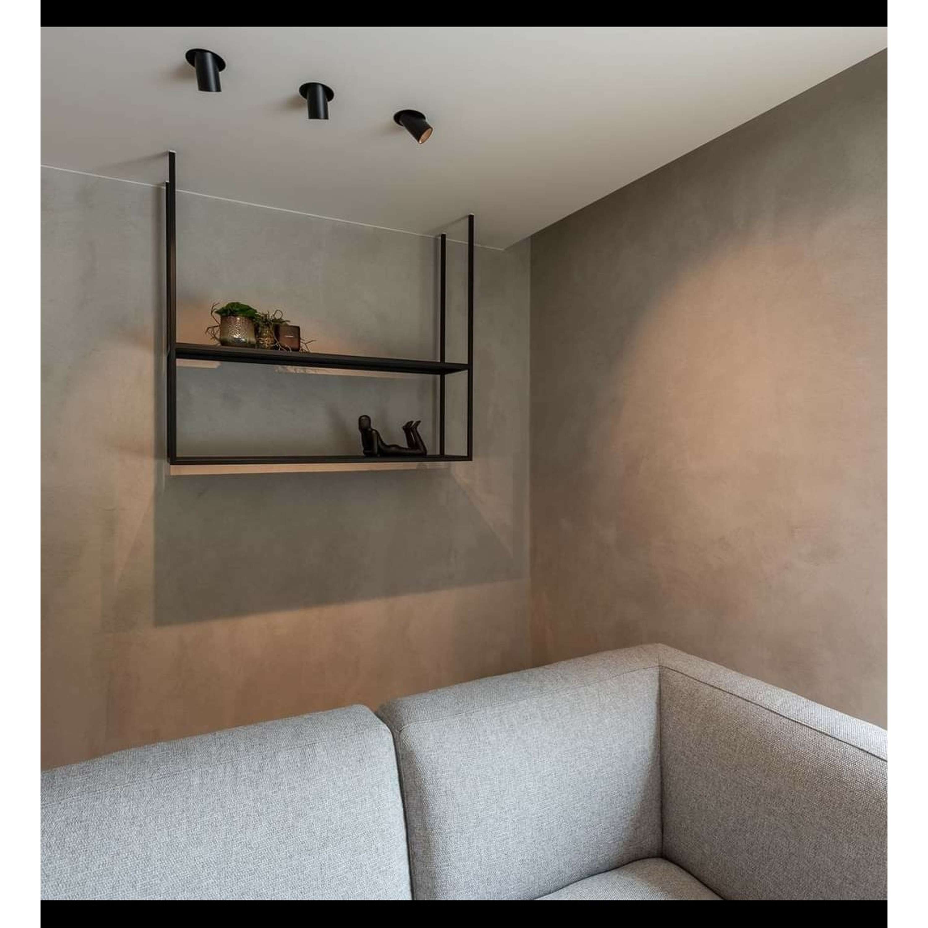 Tuup Semi-recessed light Black