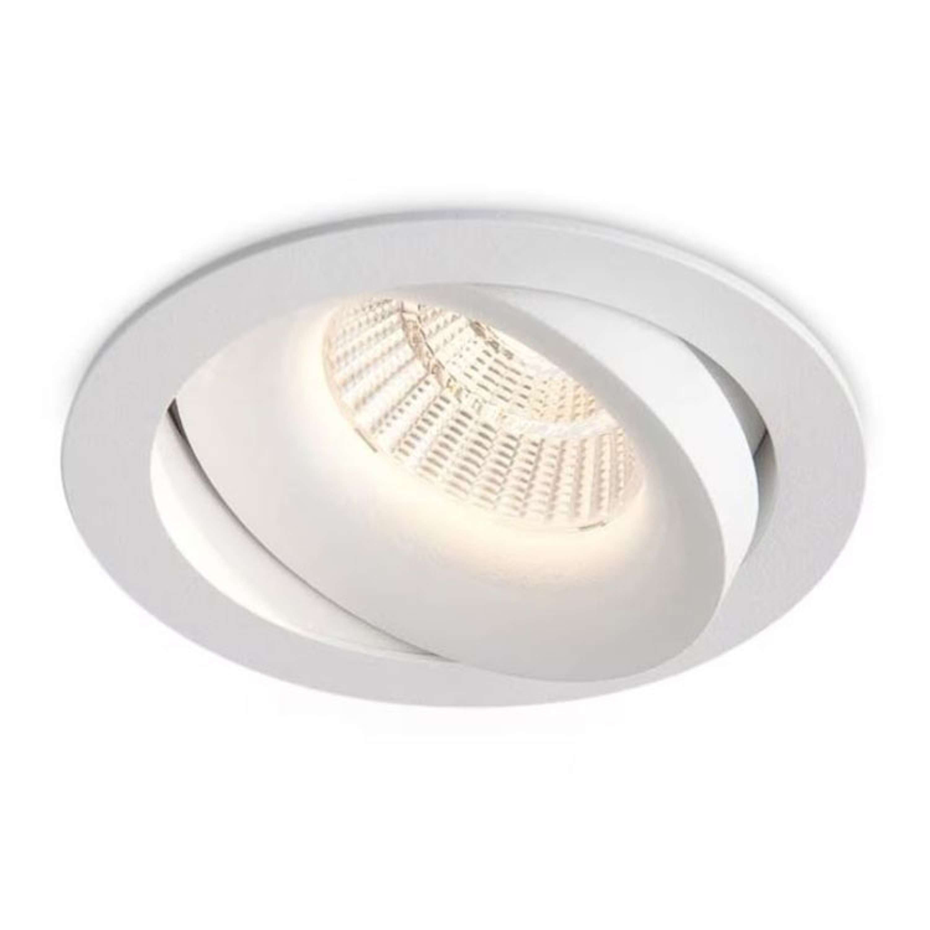 Clickfit Smooth Adjustable Surface mounted downlight Black/White