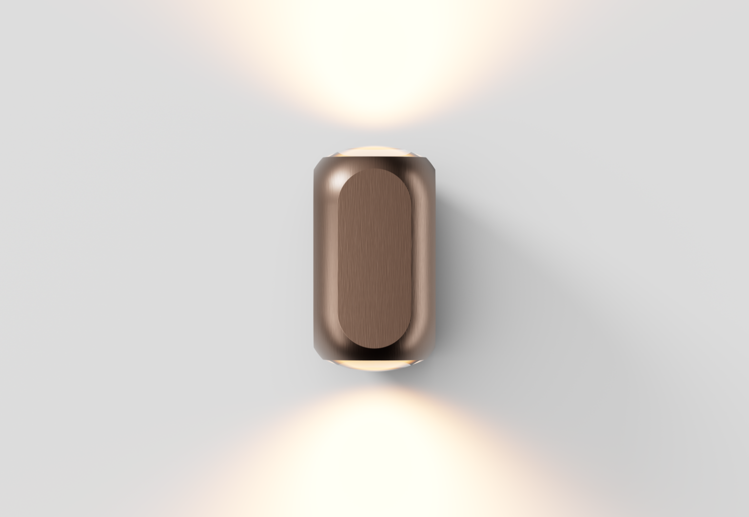 Box Wall Up‑Down Brushed Bronze