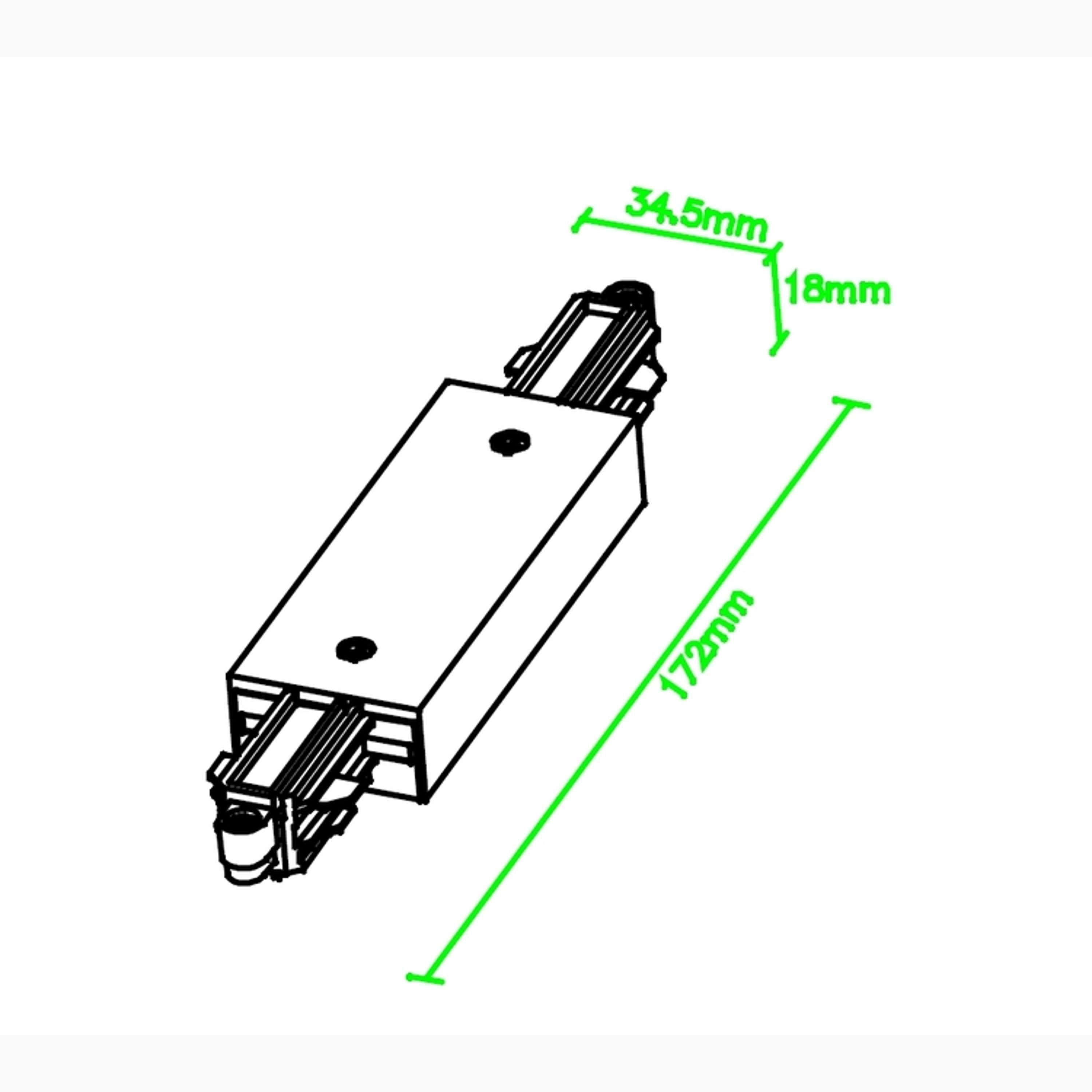 A-Track 1-Phase Middle Power supply White