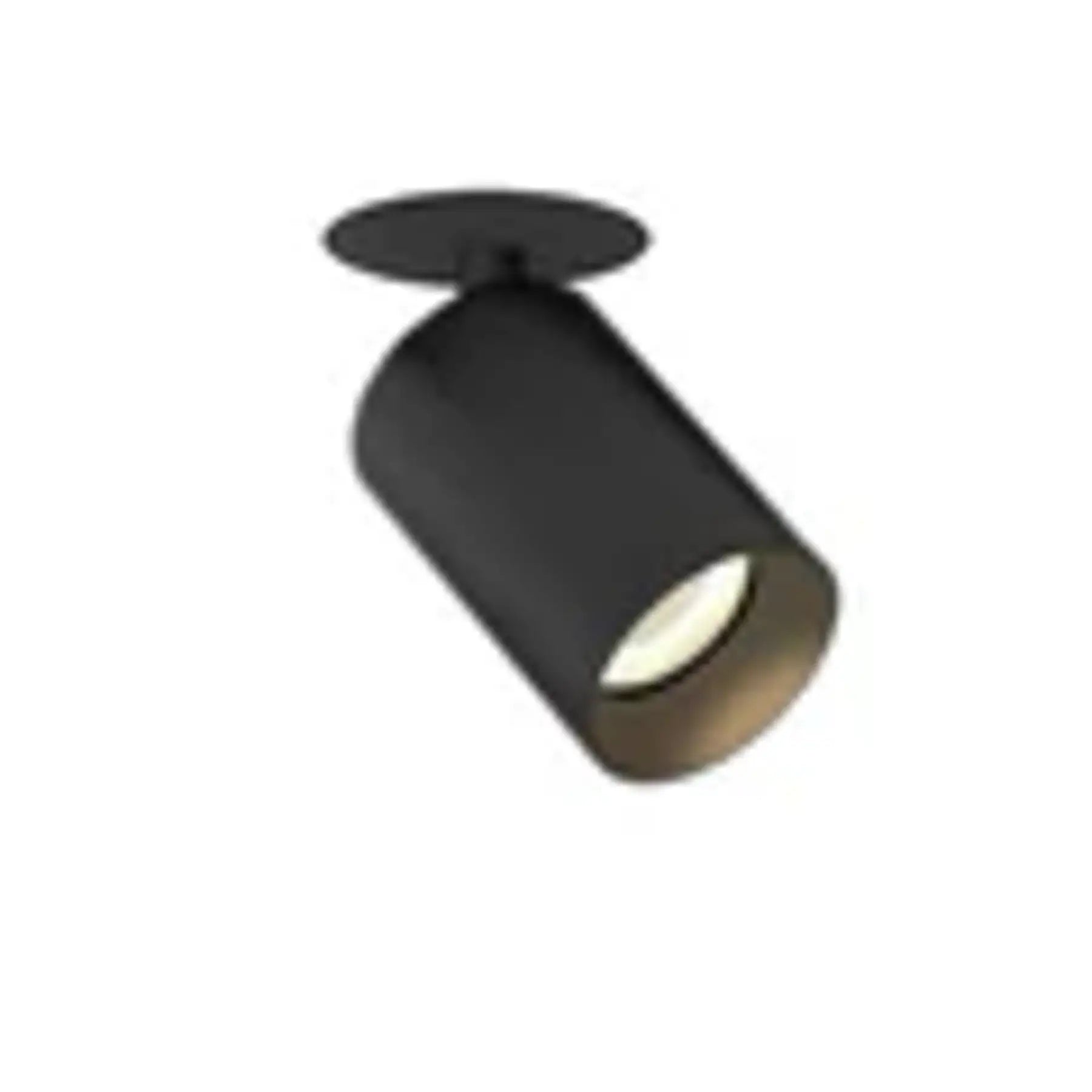 Tuup Basic Semi-recessed Ceiling spotlight Black
