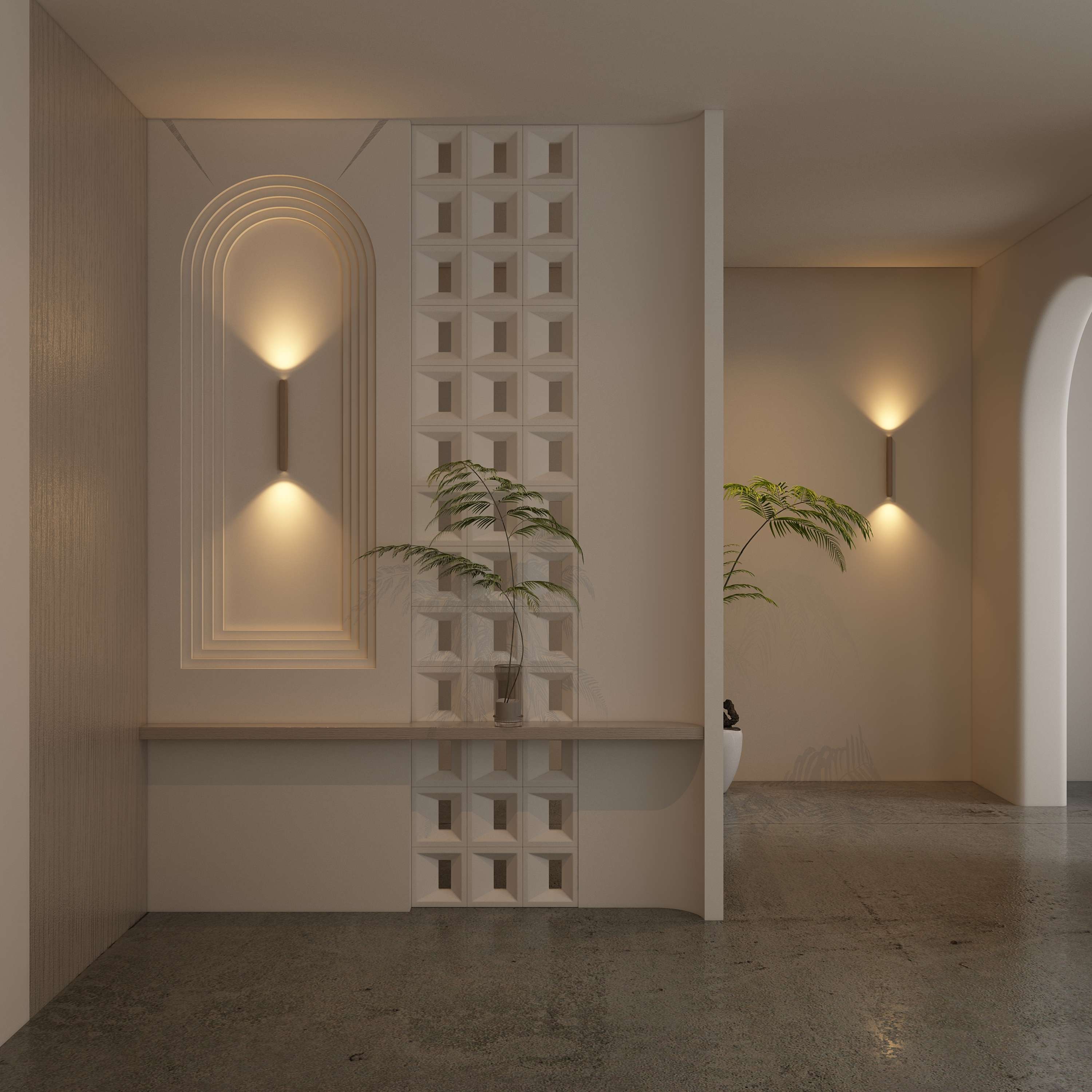 Box Tube 300 Wall light