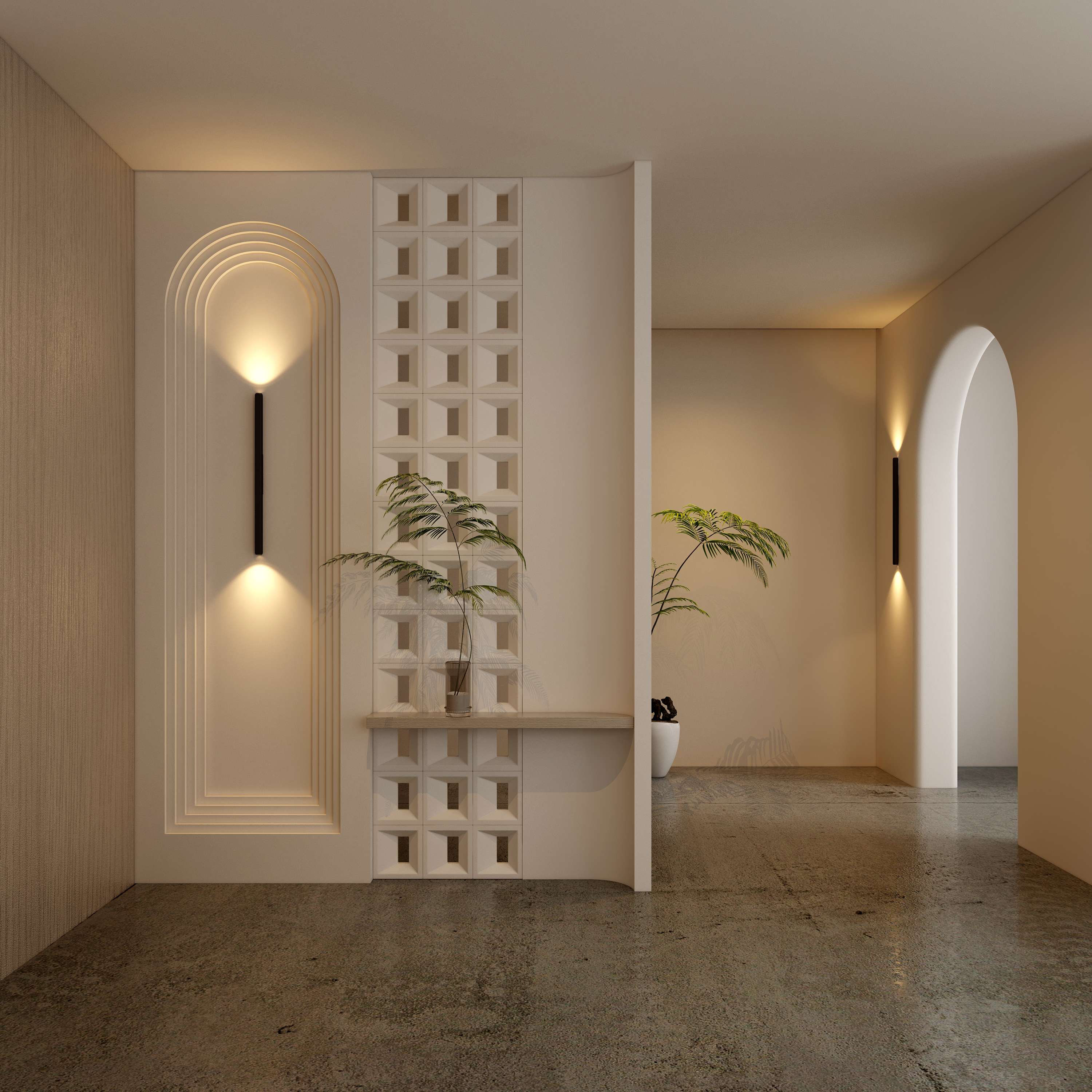Box Tube 600 Wall light