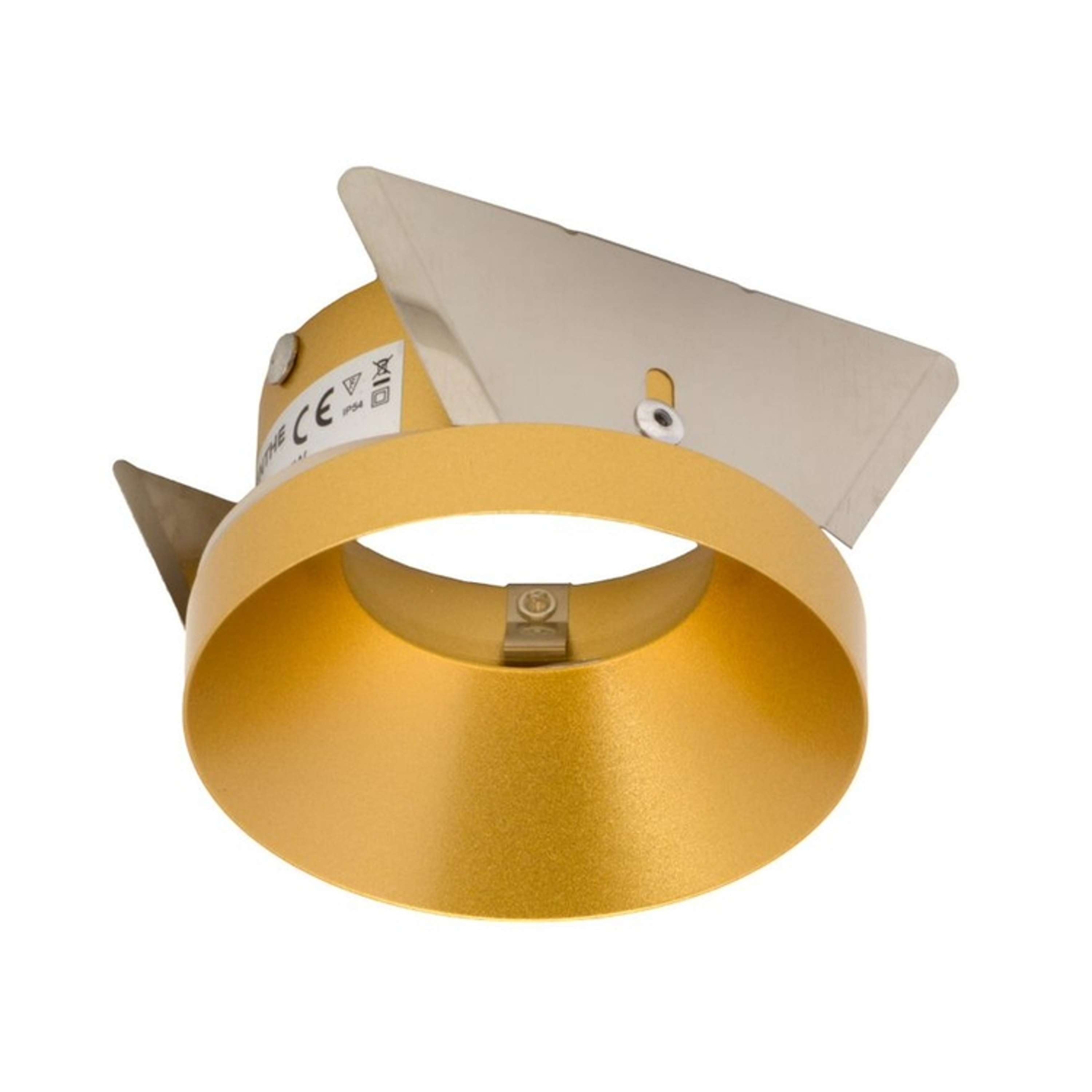 Clickfit Cave Medium IP54 Recessed light Gold