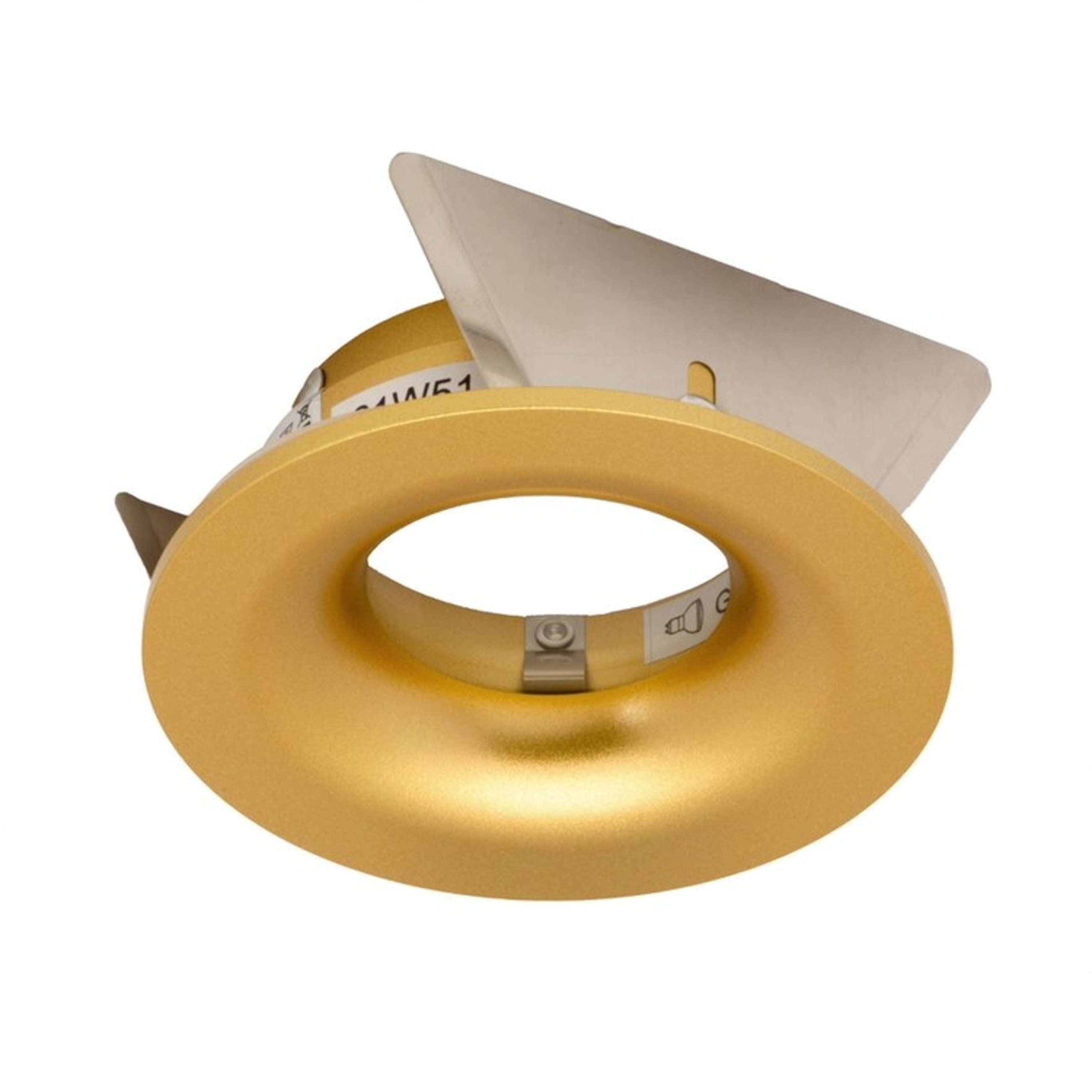 Clickfit Smooth IP54 Recessed light Gold