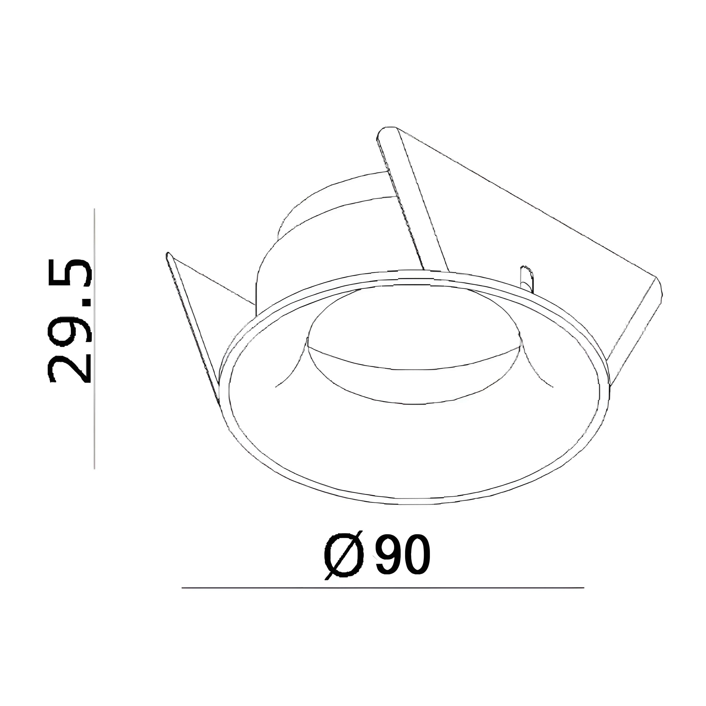 Clickfit Smooth Recessed light White