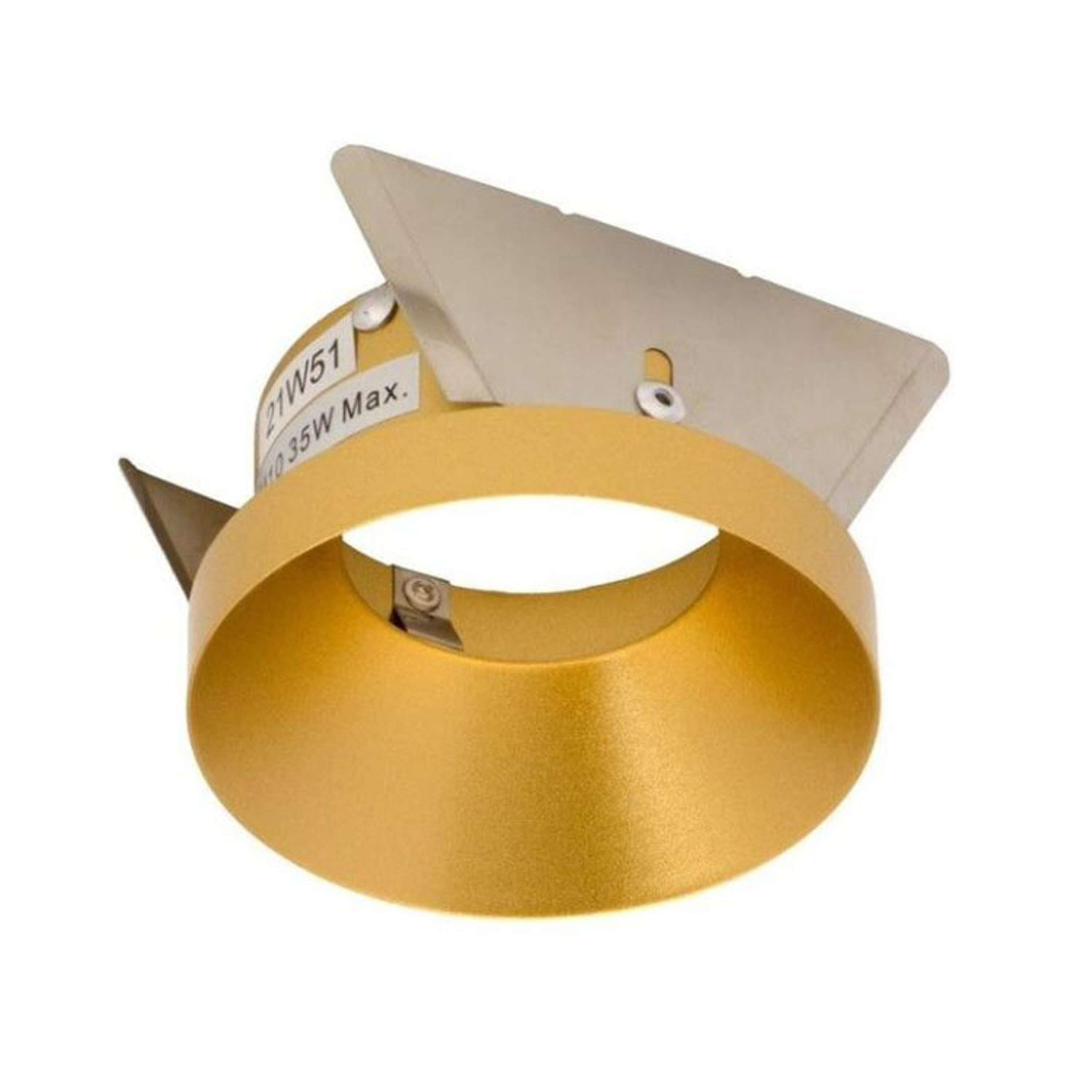 Clickfit Cave Medium IP54 Opbouwspot Zwart/Goud