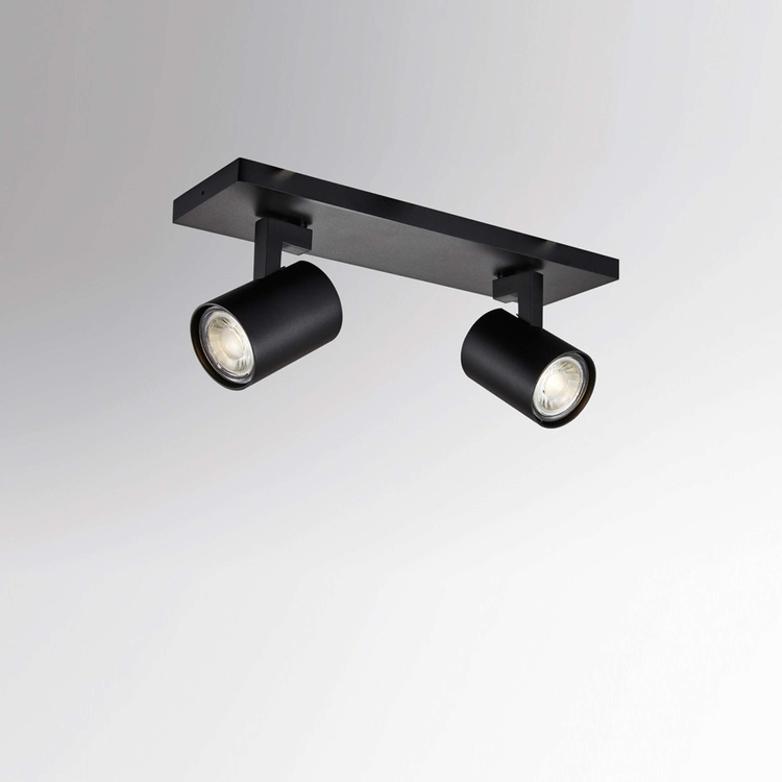 Kona 2 Ceiling spotlight Black