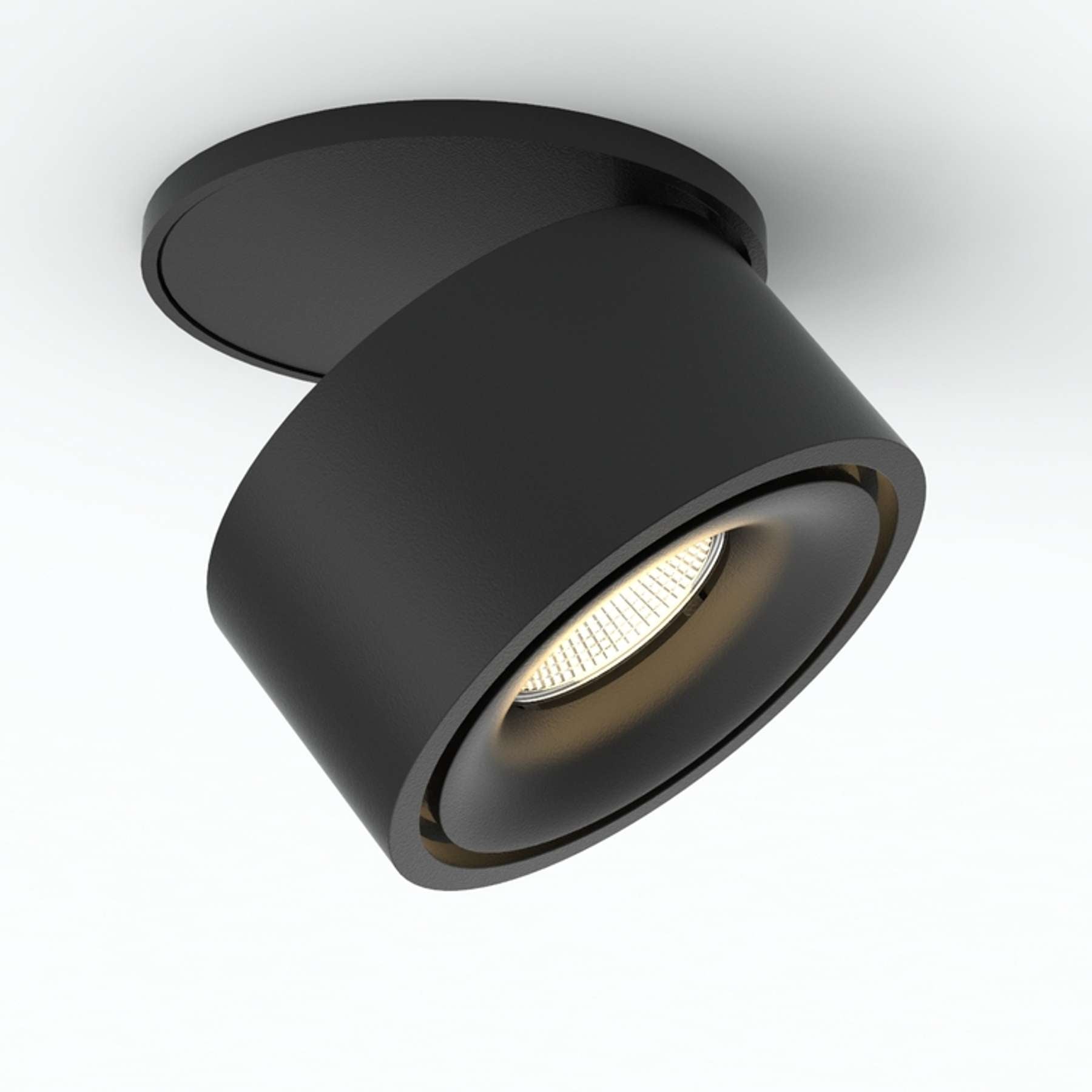 Nimis 1 Recessed Ceiling spotlight Extra warm white Black
