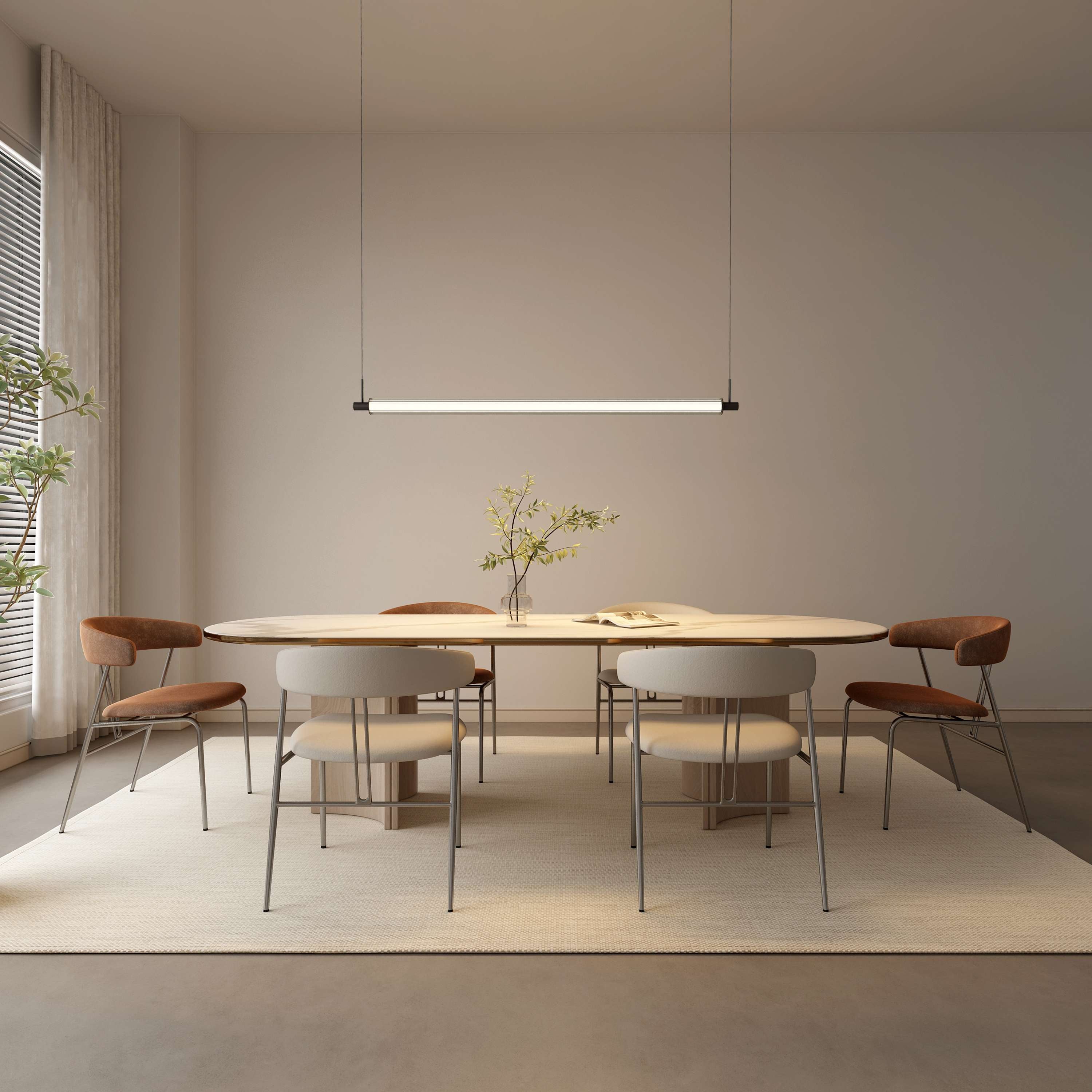 Pilar Tube 1315 Pendant light