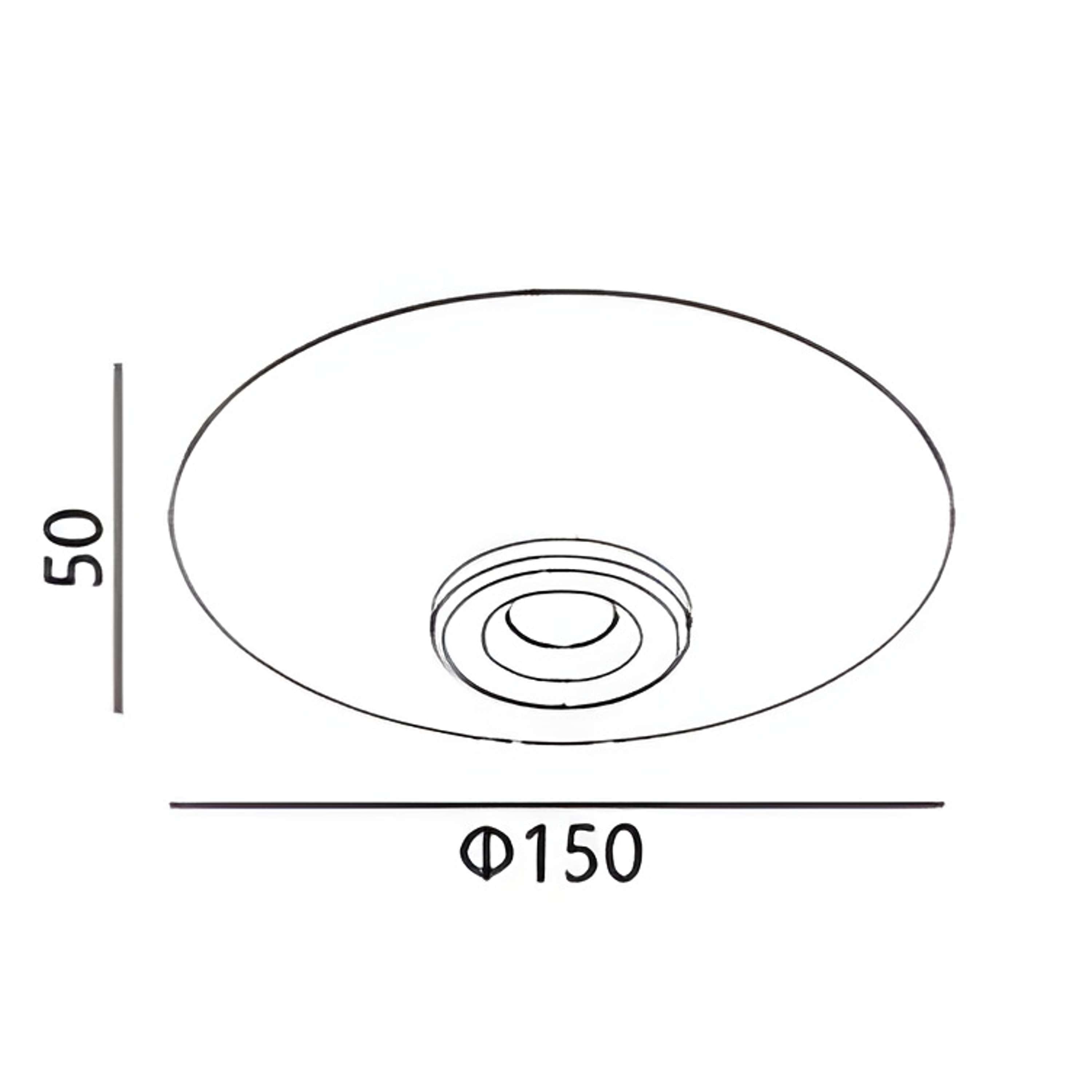 Ufo Small Flush ceiling light