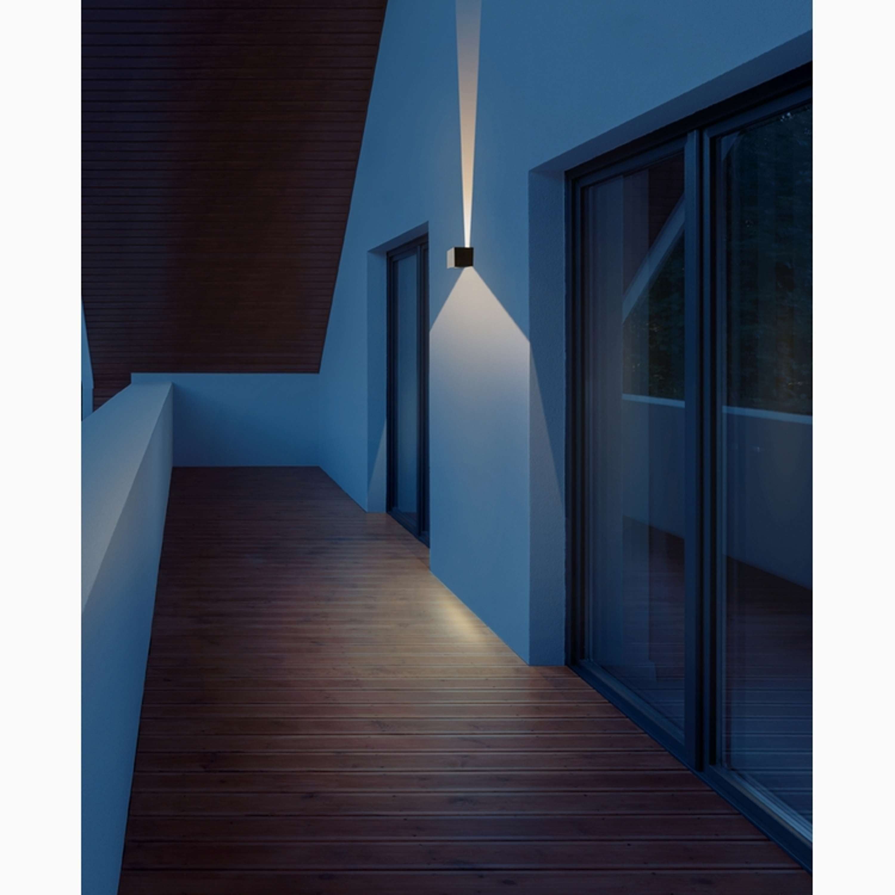 Zenith Up & Down Wall light Black