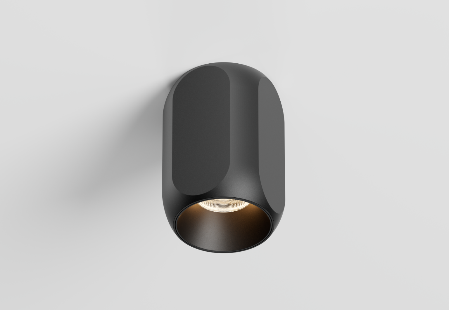 Box Surface mounted downlight Black