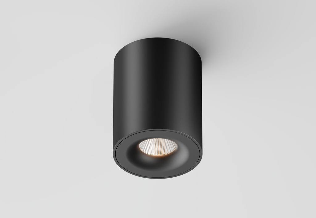 [02C3LS011BB0] Clickfit Smooth Large Surface mounted downlight (Black, Black)