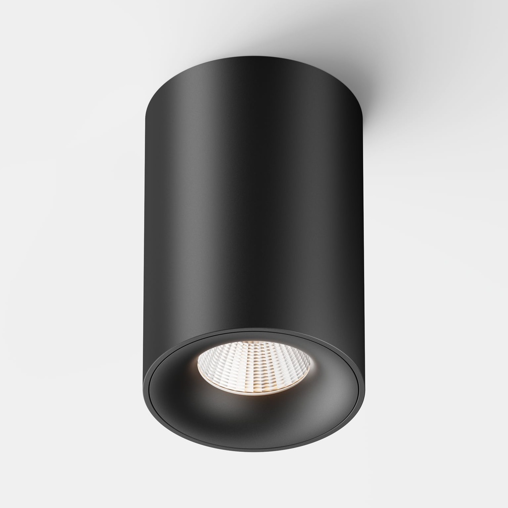 [02C3MS011BB0] Clickfit Smooth Medium Downlight en saillie (Black, Black)