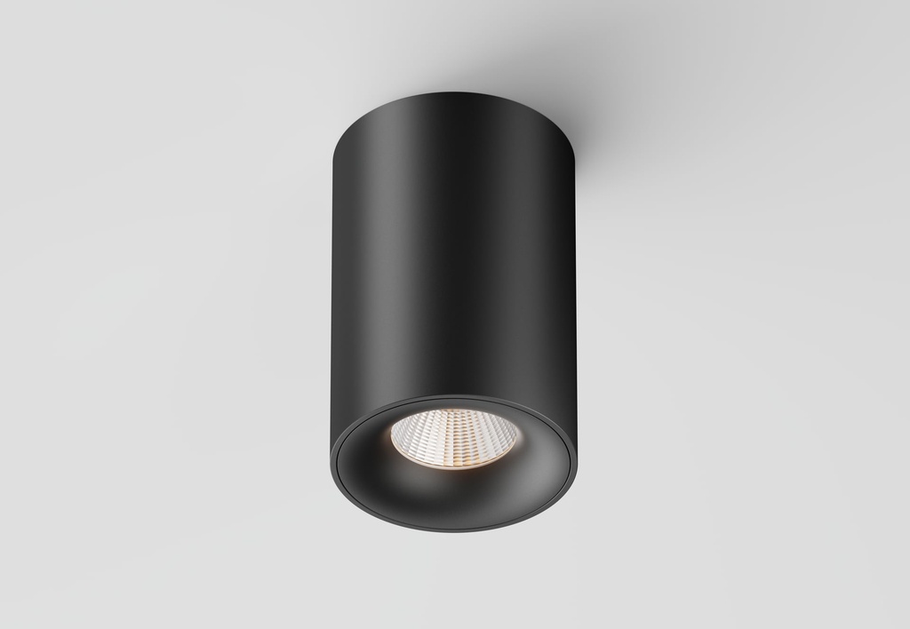 [02C3MS011BB0] Clickfit Smooth Medium Surface mounted downlight (Black, Black)