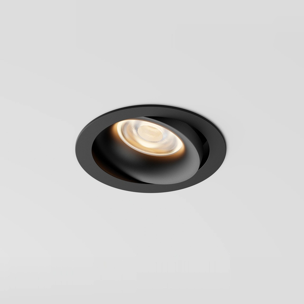 [02C1SA811B2L18] Clickfit Smooth Adjustable LED Recessed light (Noir, 2700K, Low Glare, Narrow)
