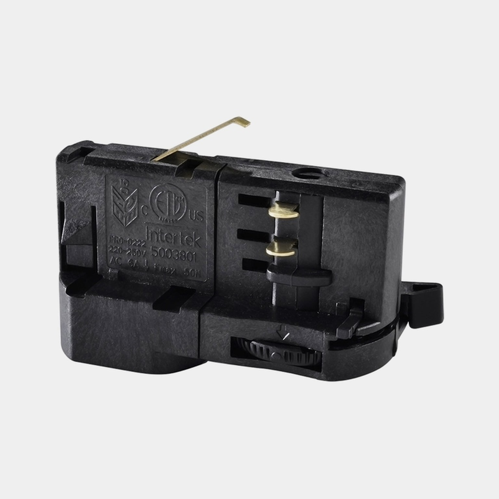 [T03A4PA010B] A-Track 3-Phase Pendant Adapter (Black)