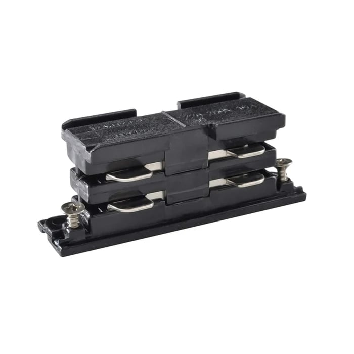 [T03A4SC010B] A-Track 3-Fase 180° Connector (Zwart)