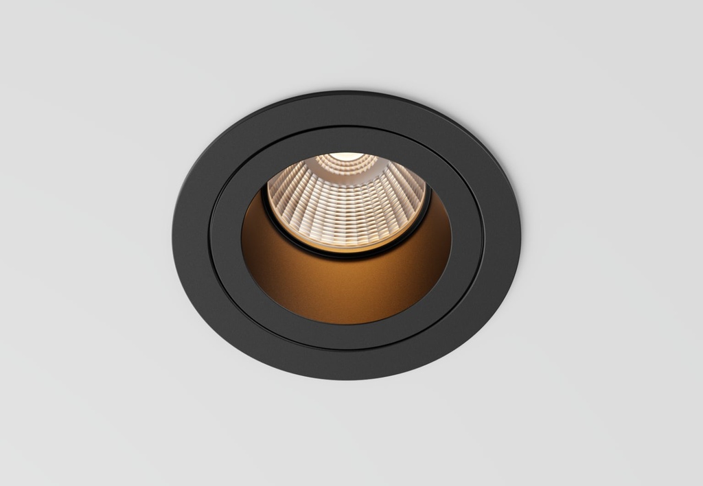 [02C1RD011B0] Clickfit Rim Deep Recessed light (Black)