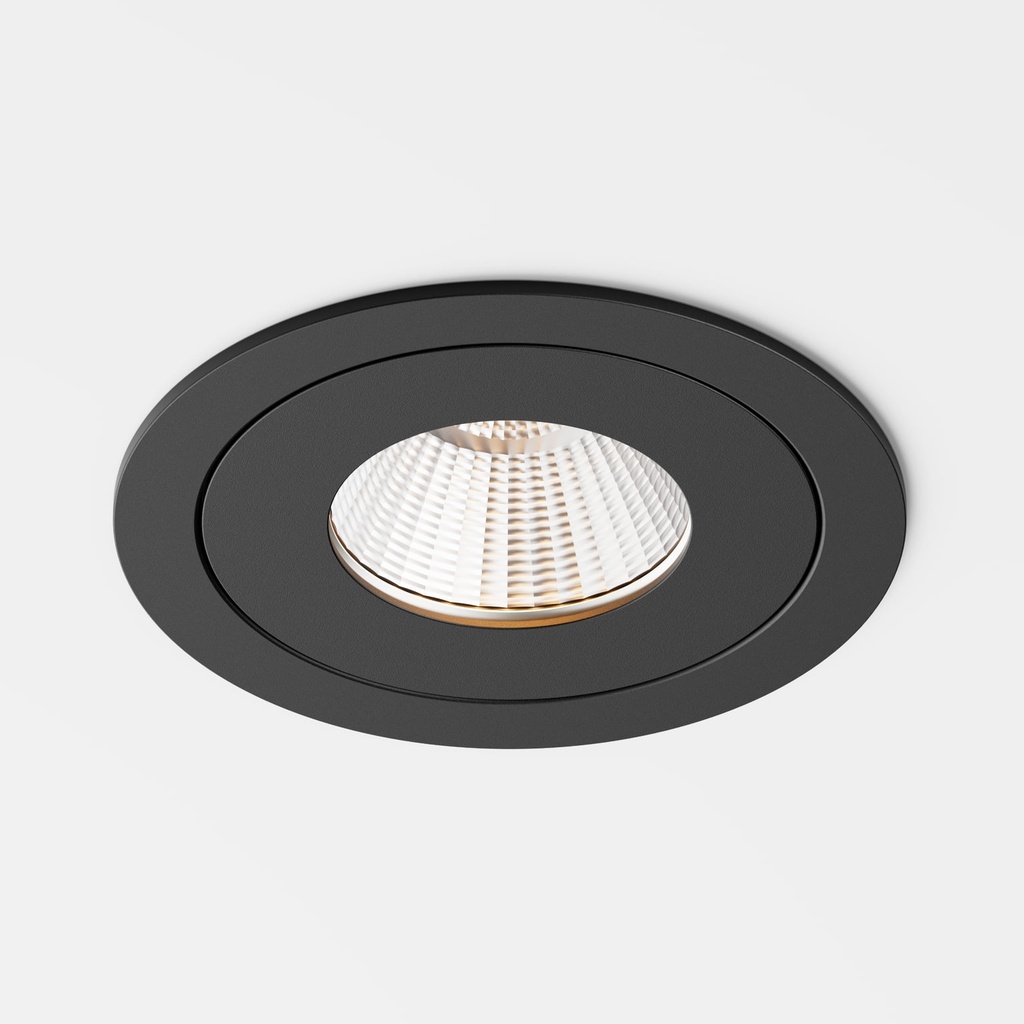 [02C1RF011B0] Clickfit Rim Flat Inbouwspot (Zwart)